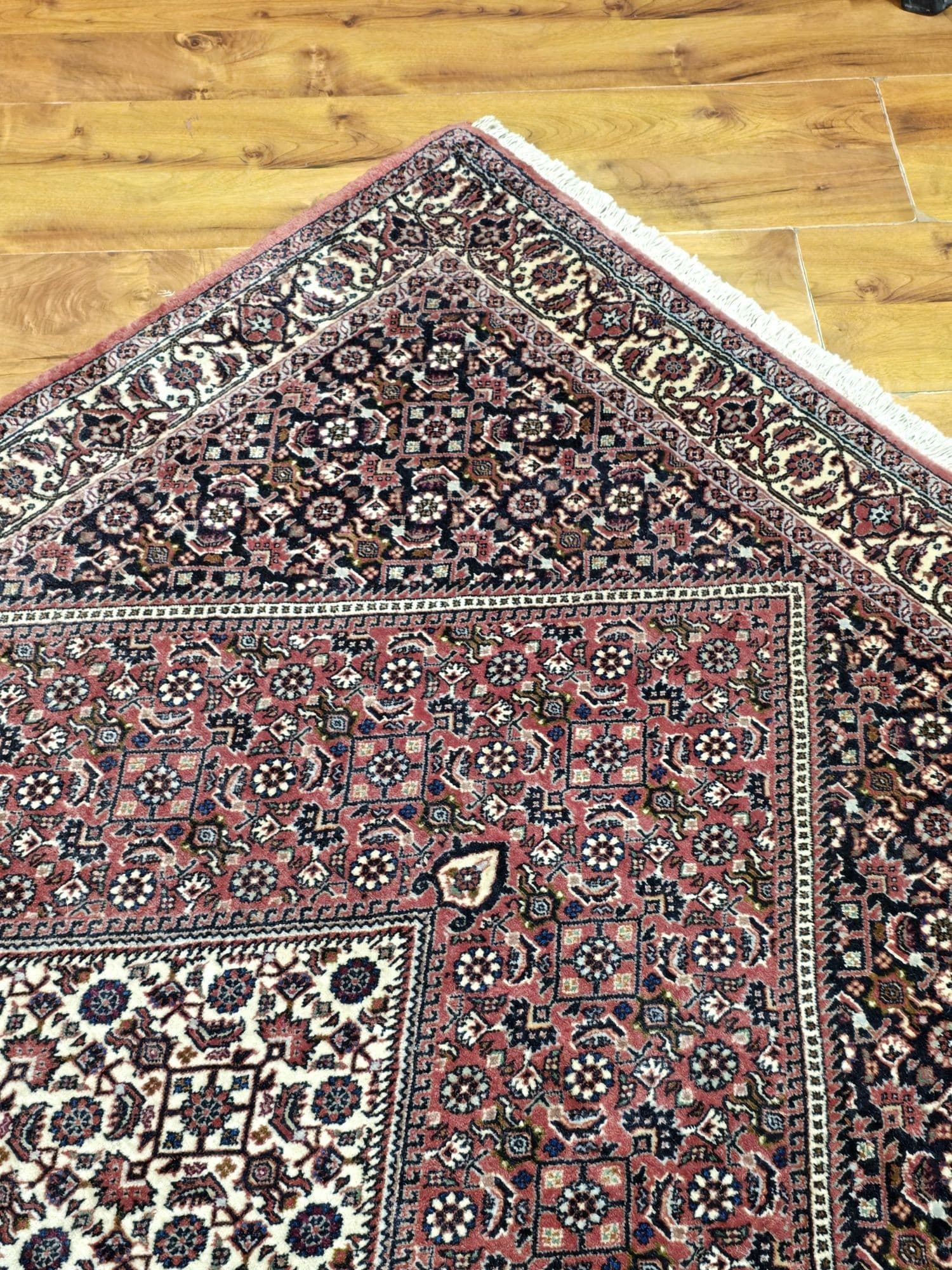 Dywan Bidjar Takab 112x167 cm, czerwony niebieski biały, wełna, Iran, początek XX w. - 395774