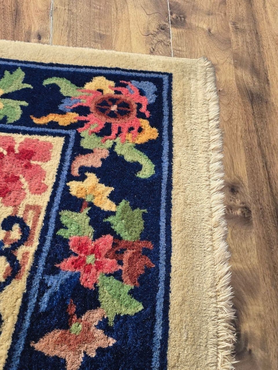 Rug Peking, 116x186 cm, white, wool, China, 1970s. - 395852