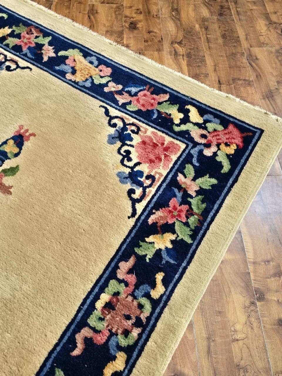 Rug Peking, 116x186 cm, white, wool, China, 1970s. - 395851