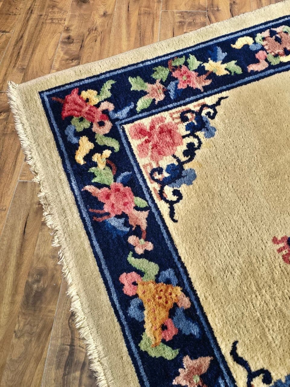 Rug Peking, 116x186 cm, white, wool, China, 1970s. - 395853