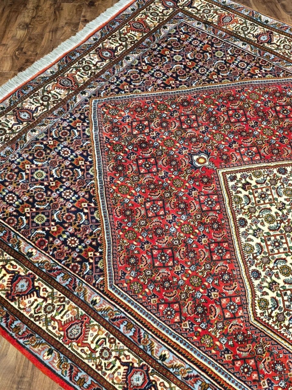 Dywan Bidjar Takab 145x245 cm, czerwony niebieski, wełna, Iran, początek XX w. - 396066