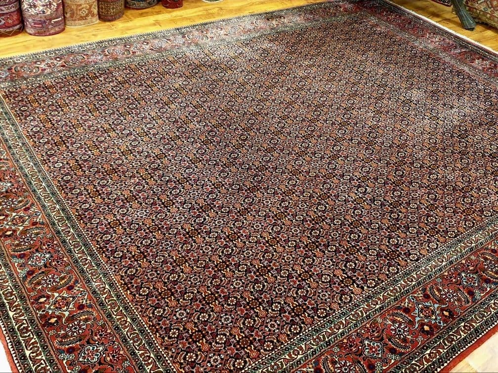 Dywan Bidjar Takab 250x350 cm, czerwony, wełna, Iran - 396106