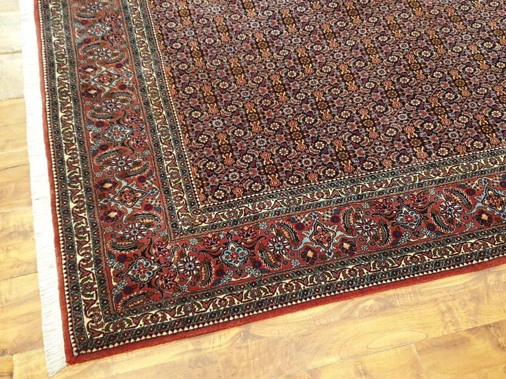 Dywan Bidjar Takab 250x350 cm, czerwony, wełna, Iran - 396112