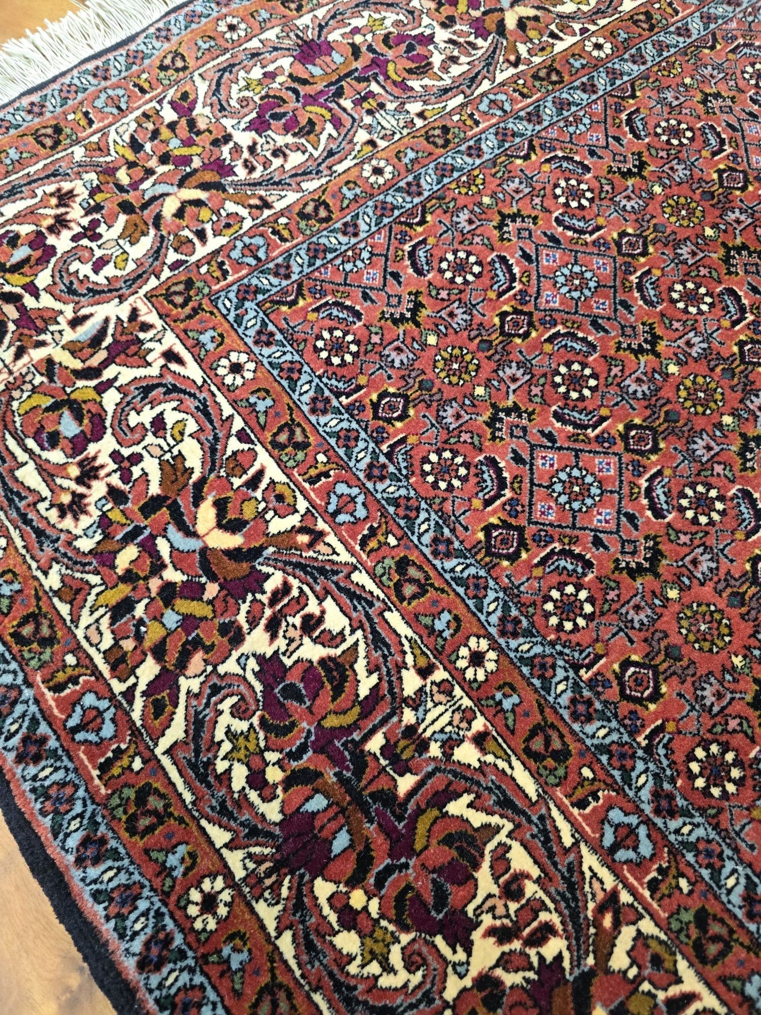 Dywan Bidjar Takab 250x200 cm, czerwony, wełna, Iran - 396130