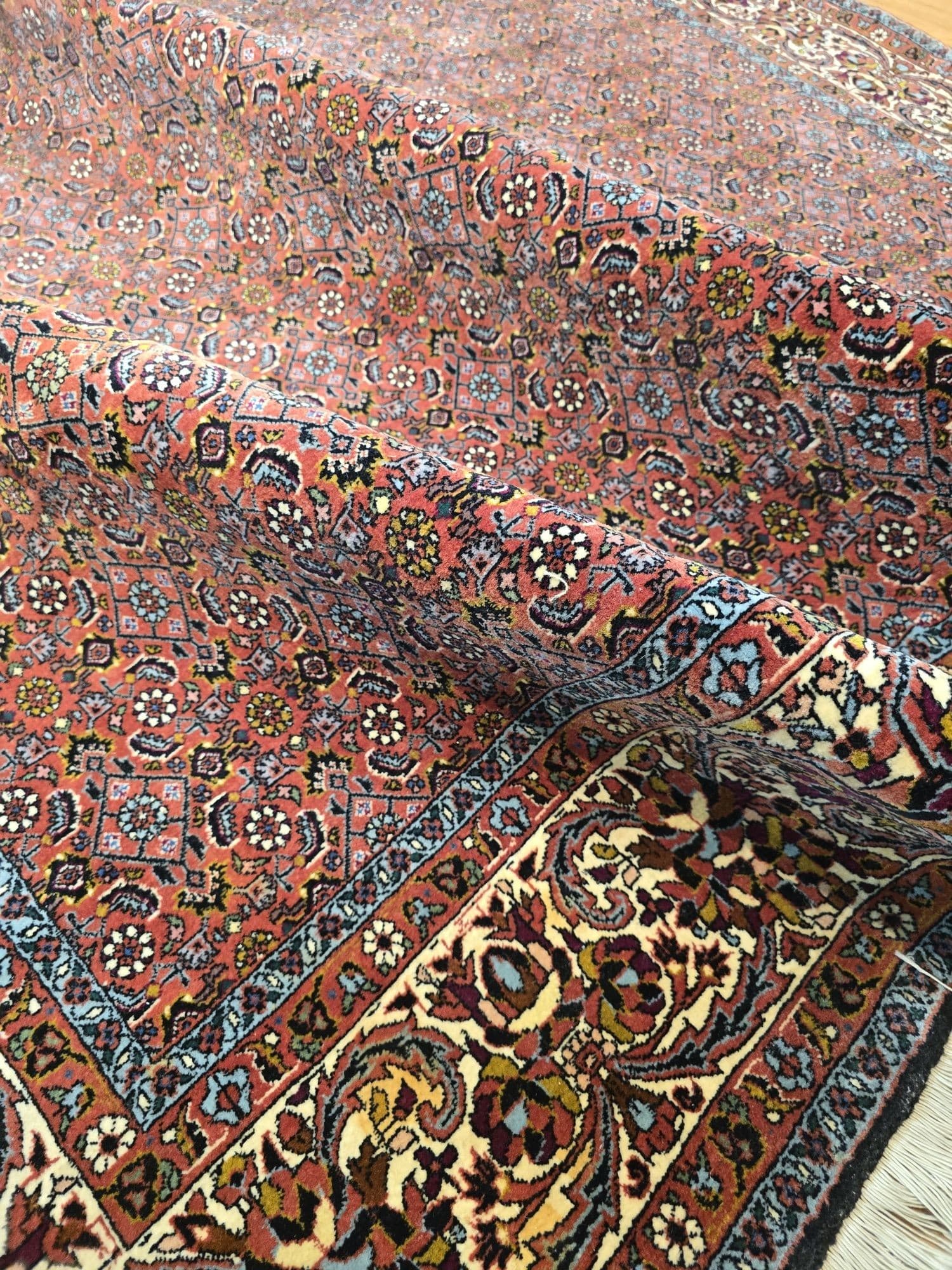 Dywan Bidjar Takab 250x200 cm, czerwony, wełna, Iran - 396129