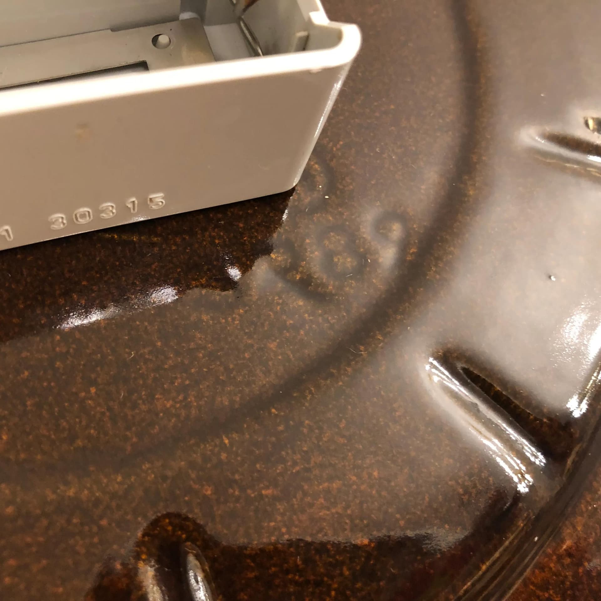 Zegar ścienny, ceramika multikolor, Kienzle, Niemcy, lata 70. - 29093