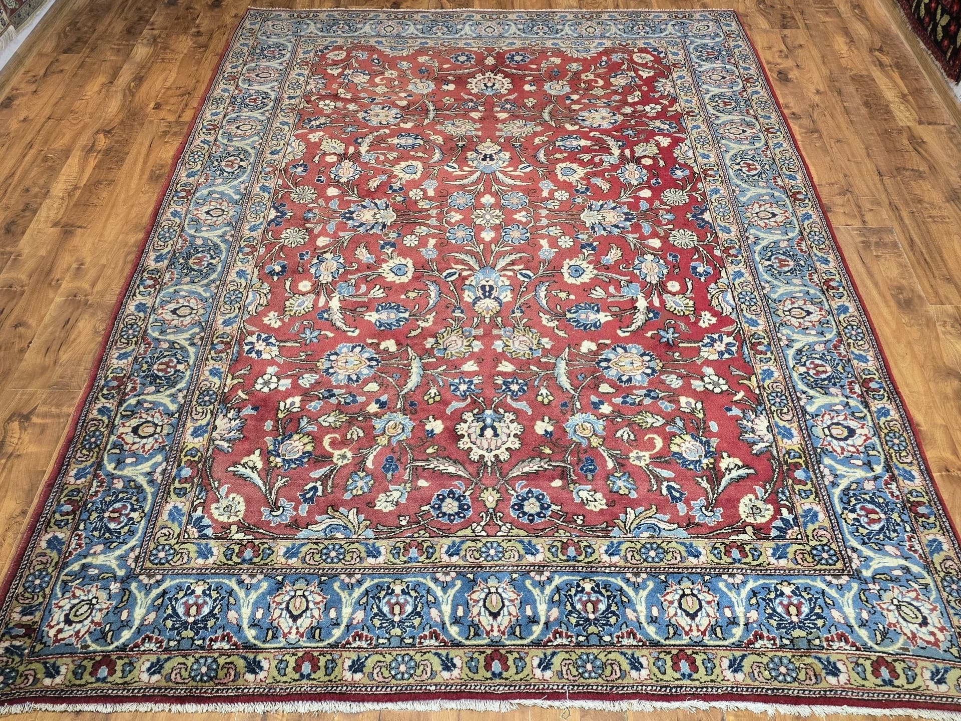 Dywan Sarough, 215x300 cm, czerwony, wełna, Iran, początek XX w. - 396579