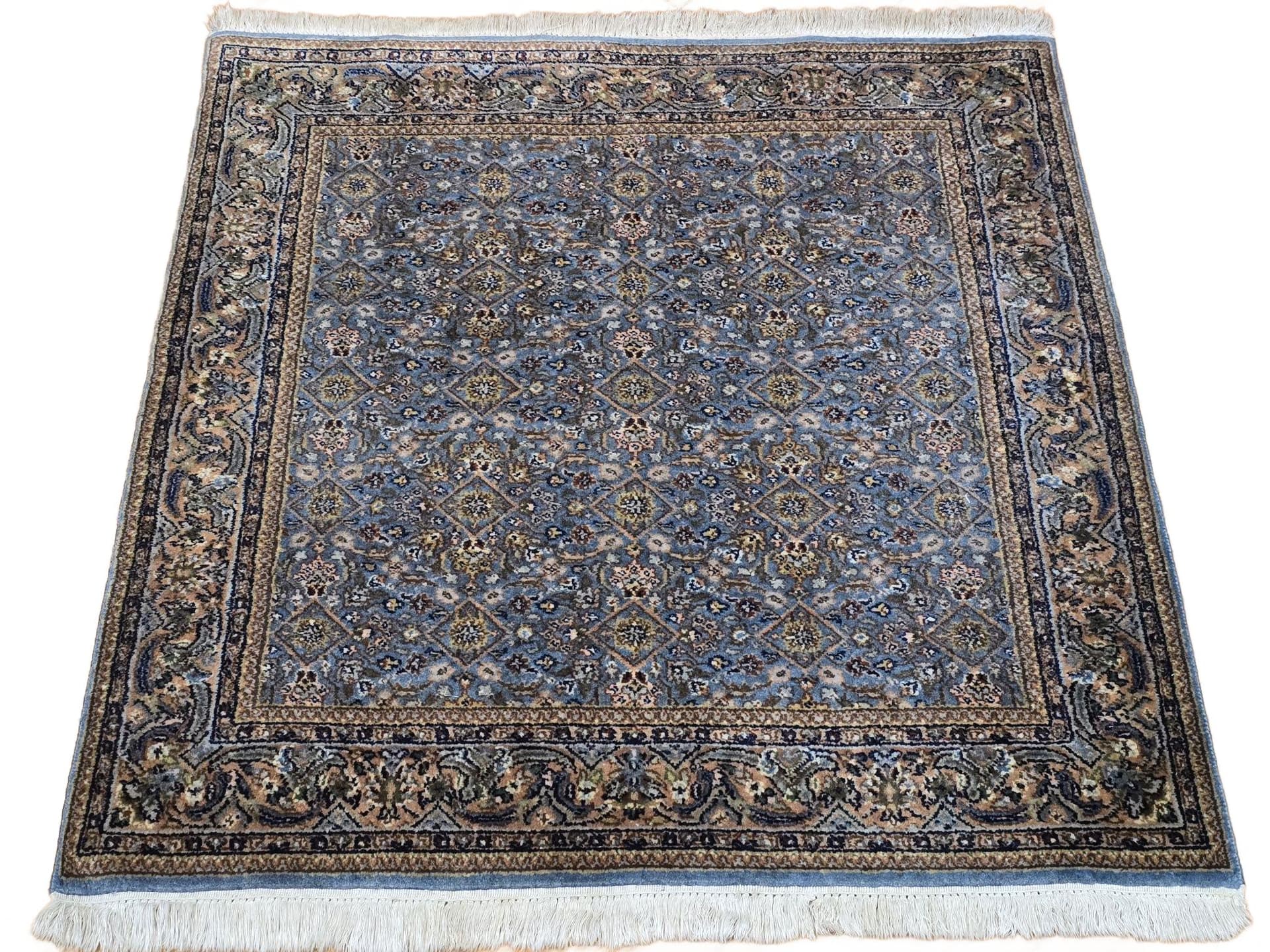 Rug Indo Herati, 100x112 cm, blue, wool, India