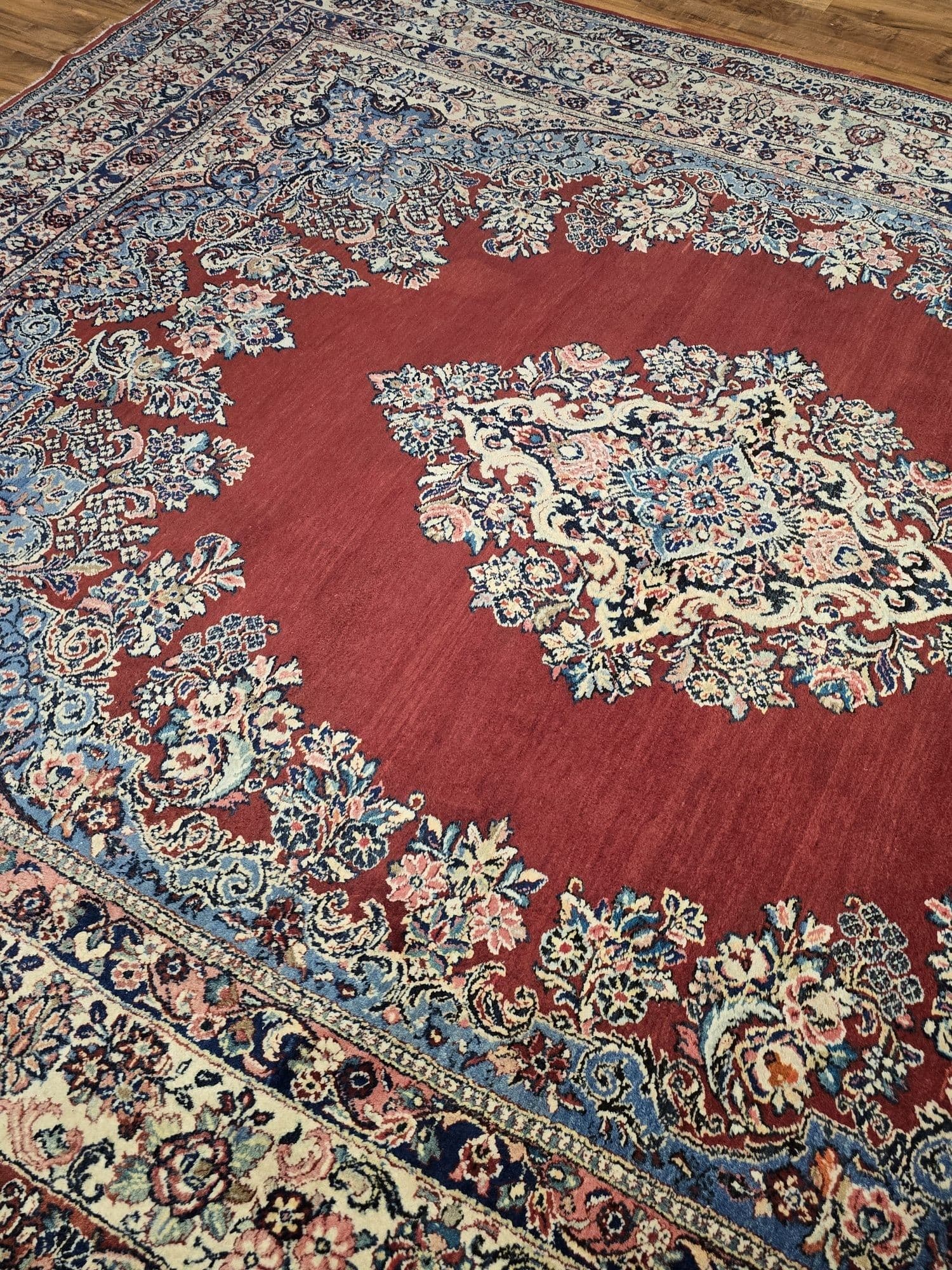 Dywan Sarough Mahal 245x310 cm, czerwony, wełna, Iran, początek XX w. - 396762