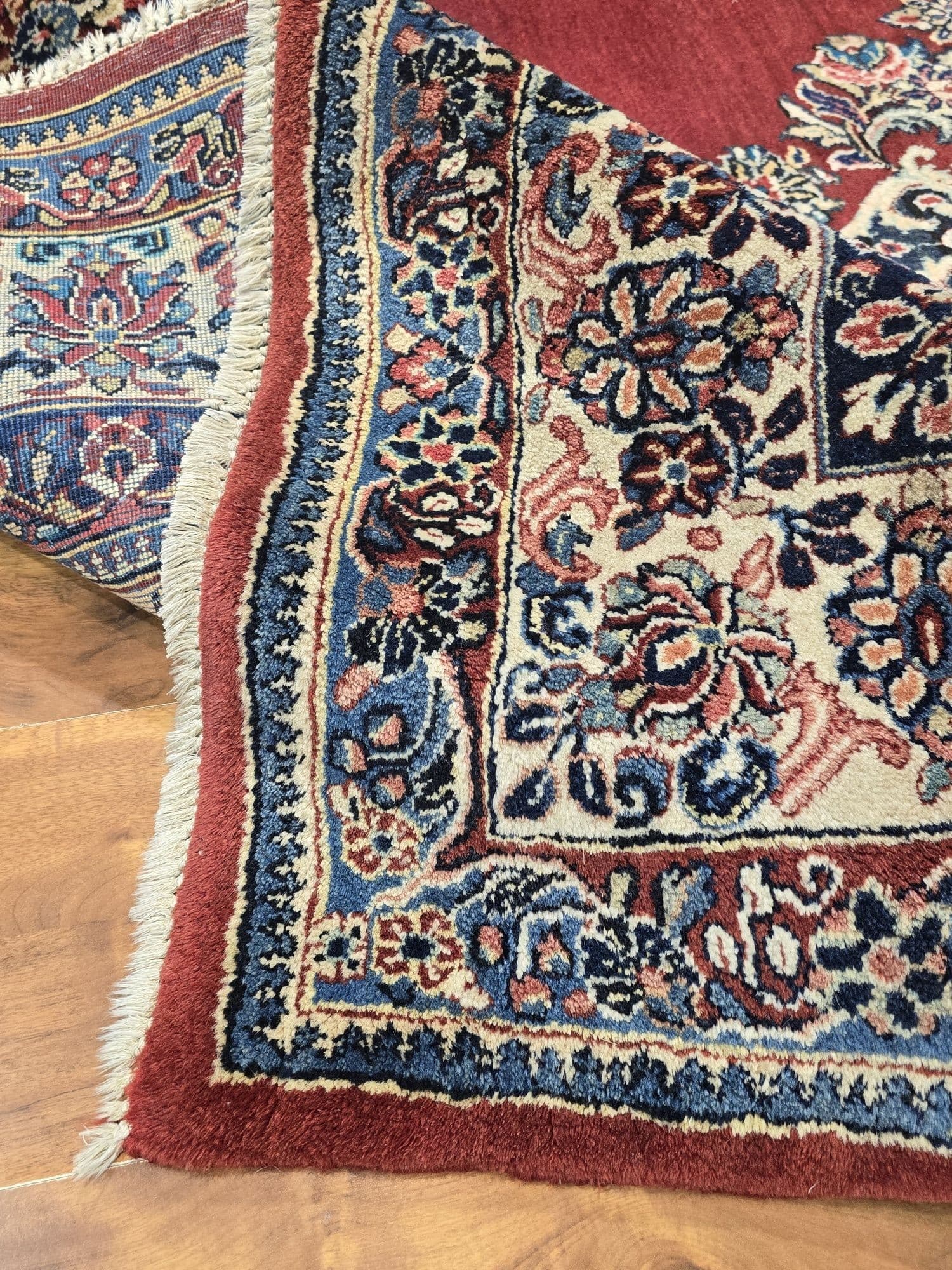 Dywan Sarough Mahal 245x310 cm, czerwony, wełna, Iran, początek XX w. - 396761