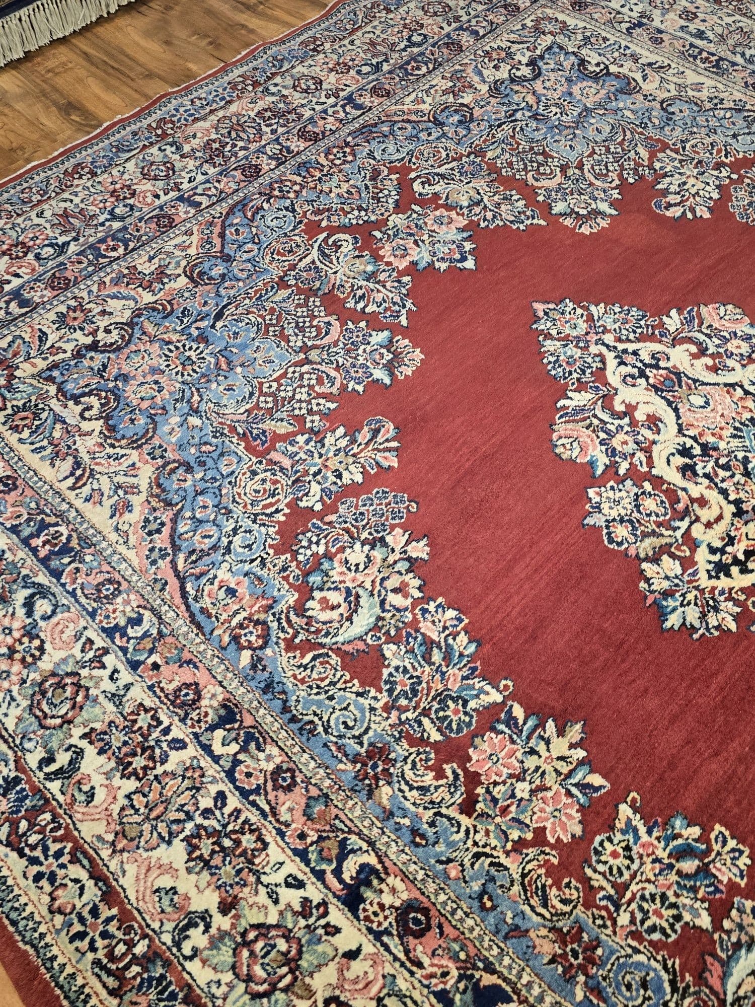 Dywan Sarough Mahal 245x310 cm, czerwony, wełna, Iran, początek XX w. - 396759
