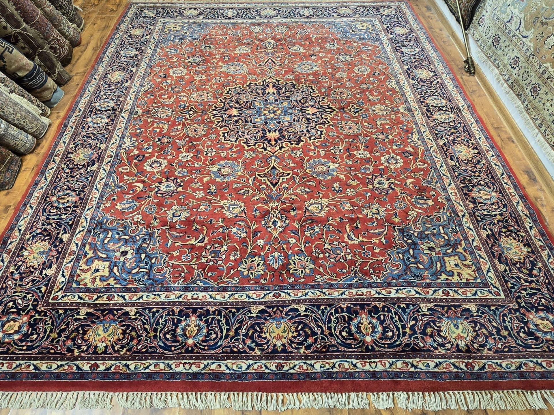 Dywan Sarough Mahal, 255x310 cm, czerwony, wełna, Iran, początek XX w. - 396999