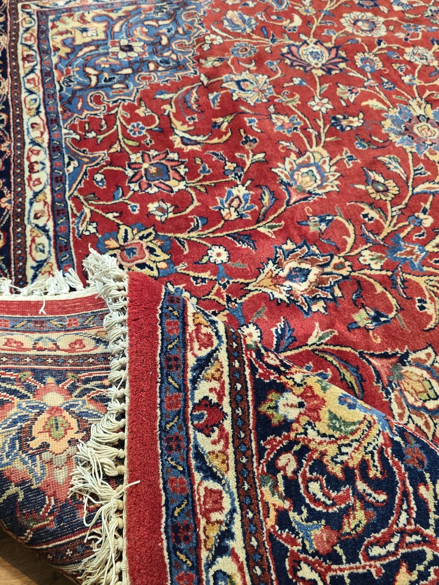Dywan Sarough Mahal, 255x310 cm, czerwony, wełna, Iran, początek XX w. - 396996