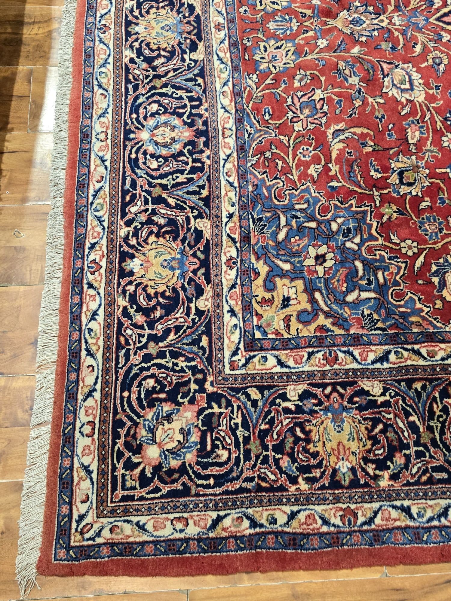 Dywan Sarough Mahal, 255x310 cm, czerwony, wełna, Iran, początek XX w. - 396995