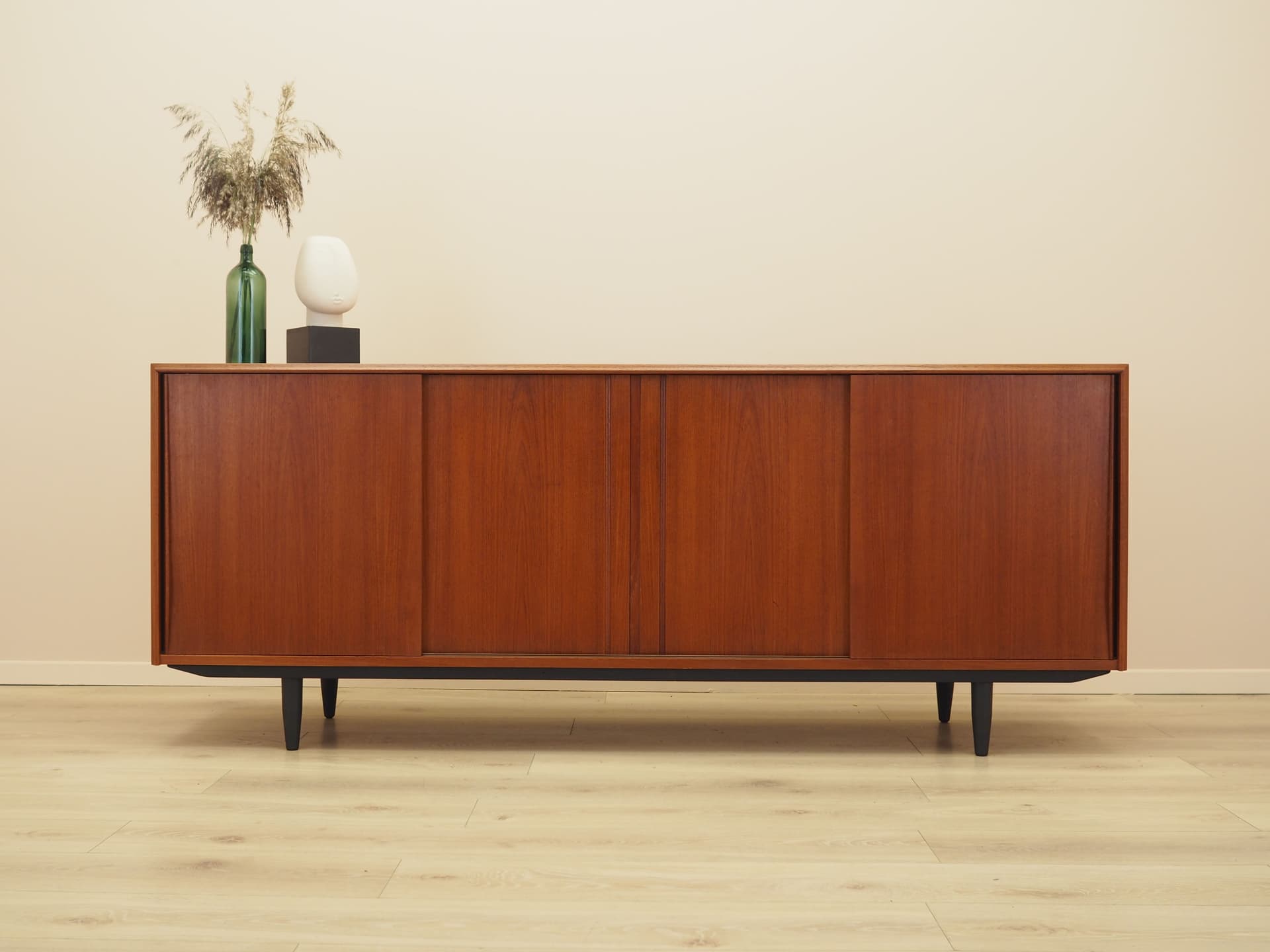 Sideboard, teak brązowy, Dania, lata 60. - 397445