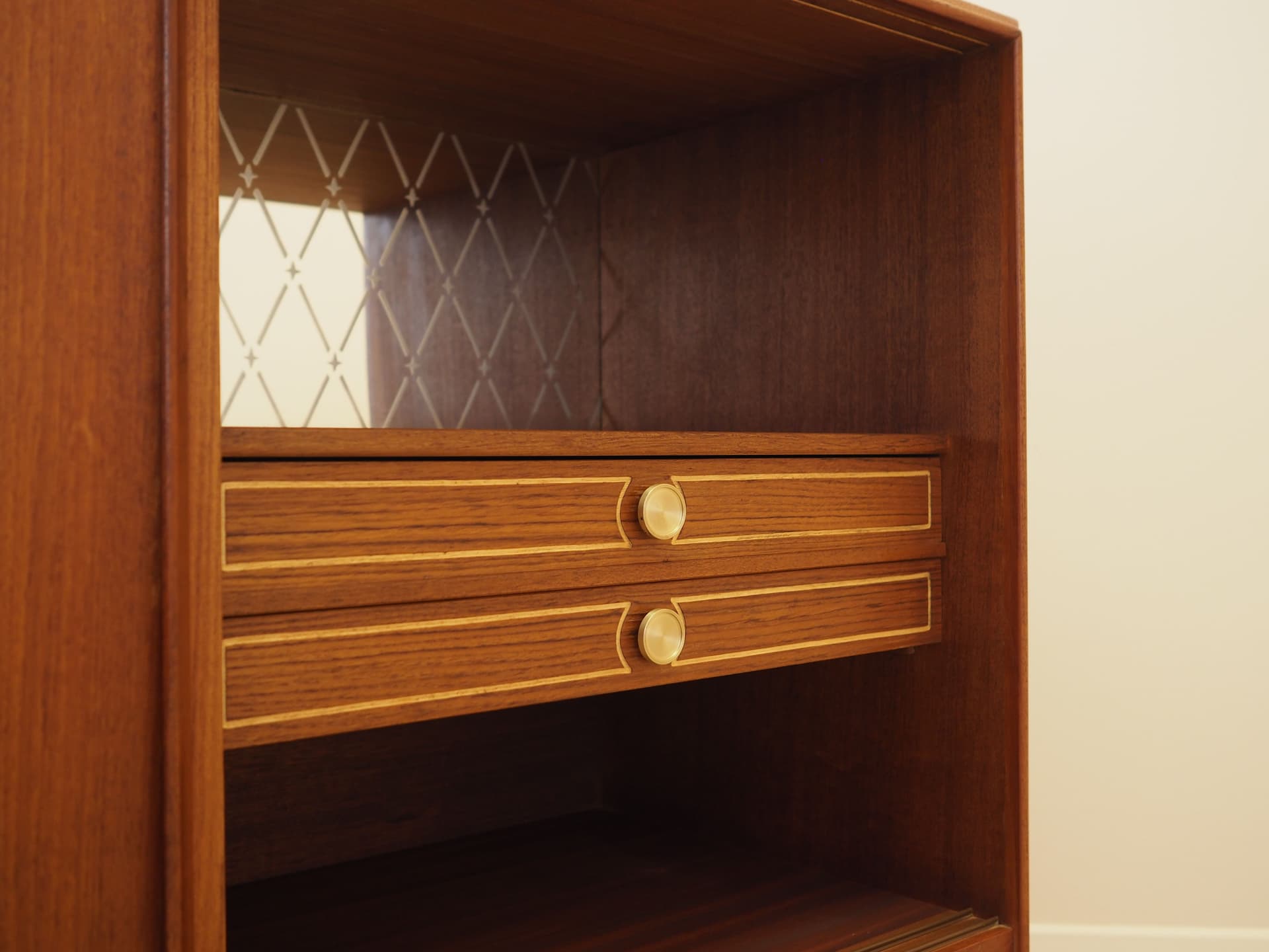 Sideboard, teak brązowy, Dania, lata 60. - 397453