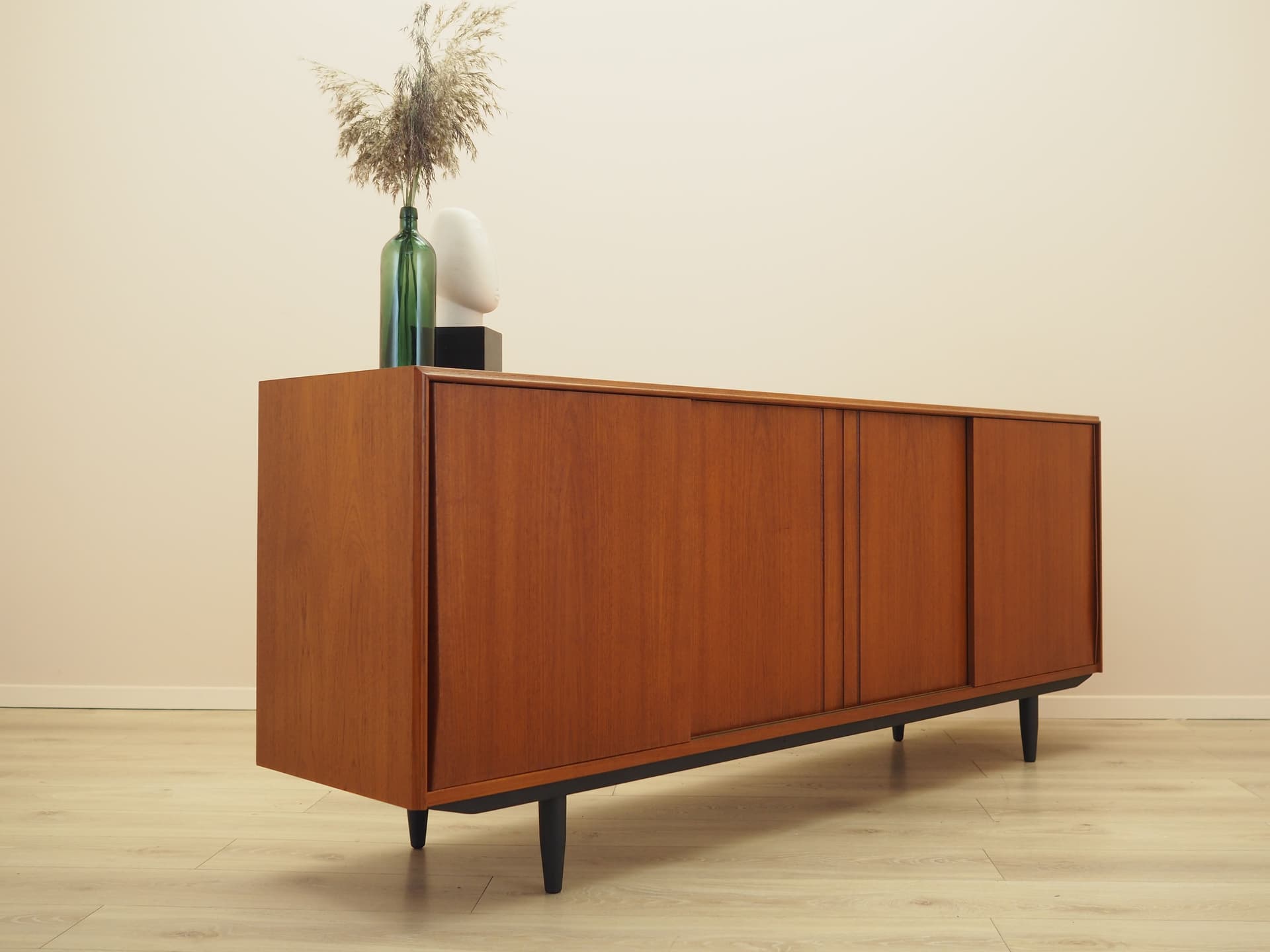 Sideboard, teak brązowy, Dania, lata 60. - 397454