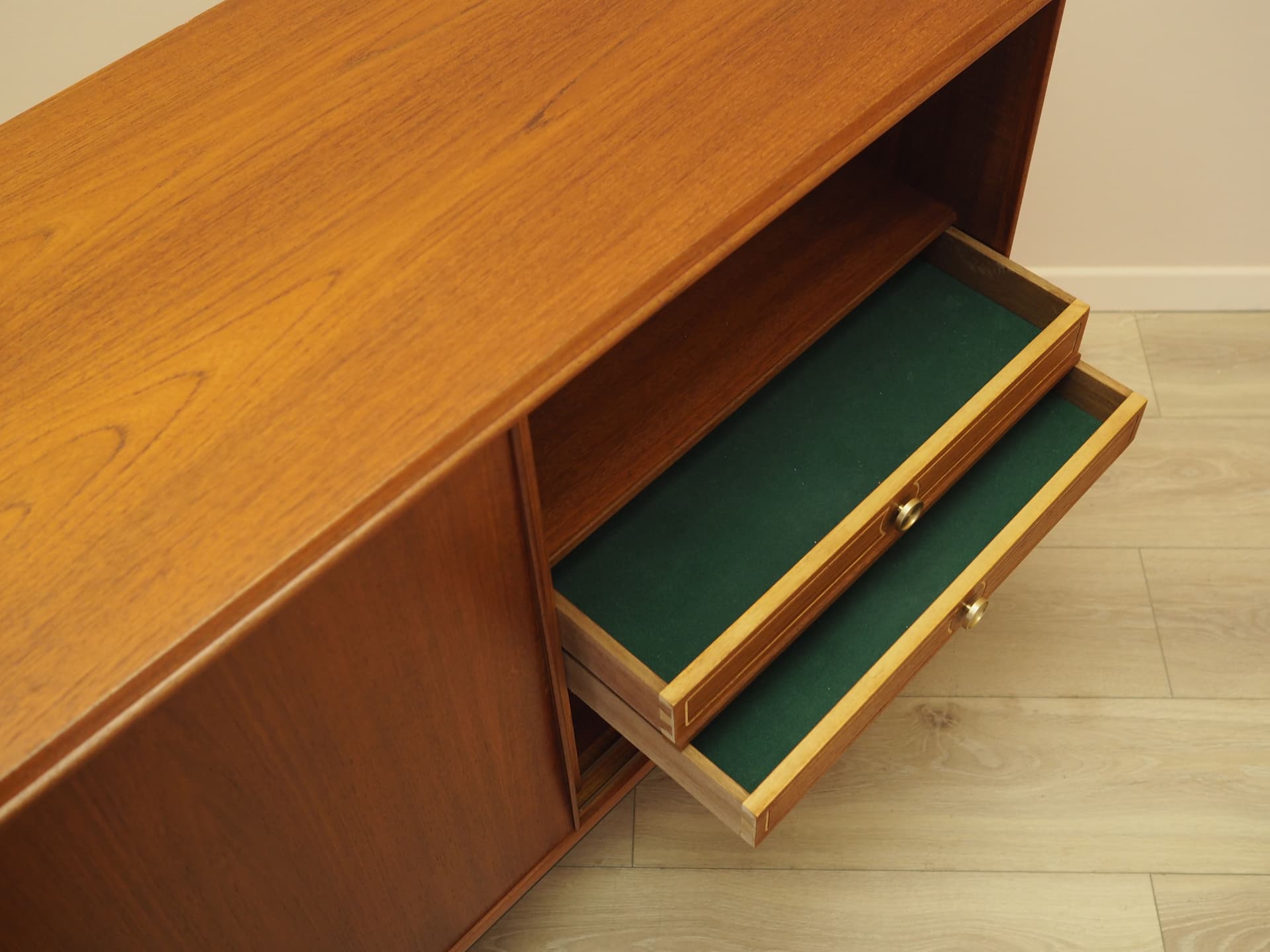Sideboard, teak brązowy, Dania, lata 60. - 397449