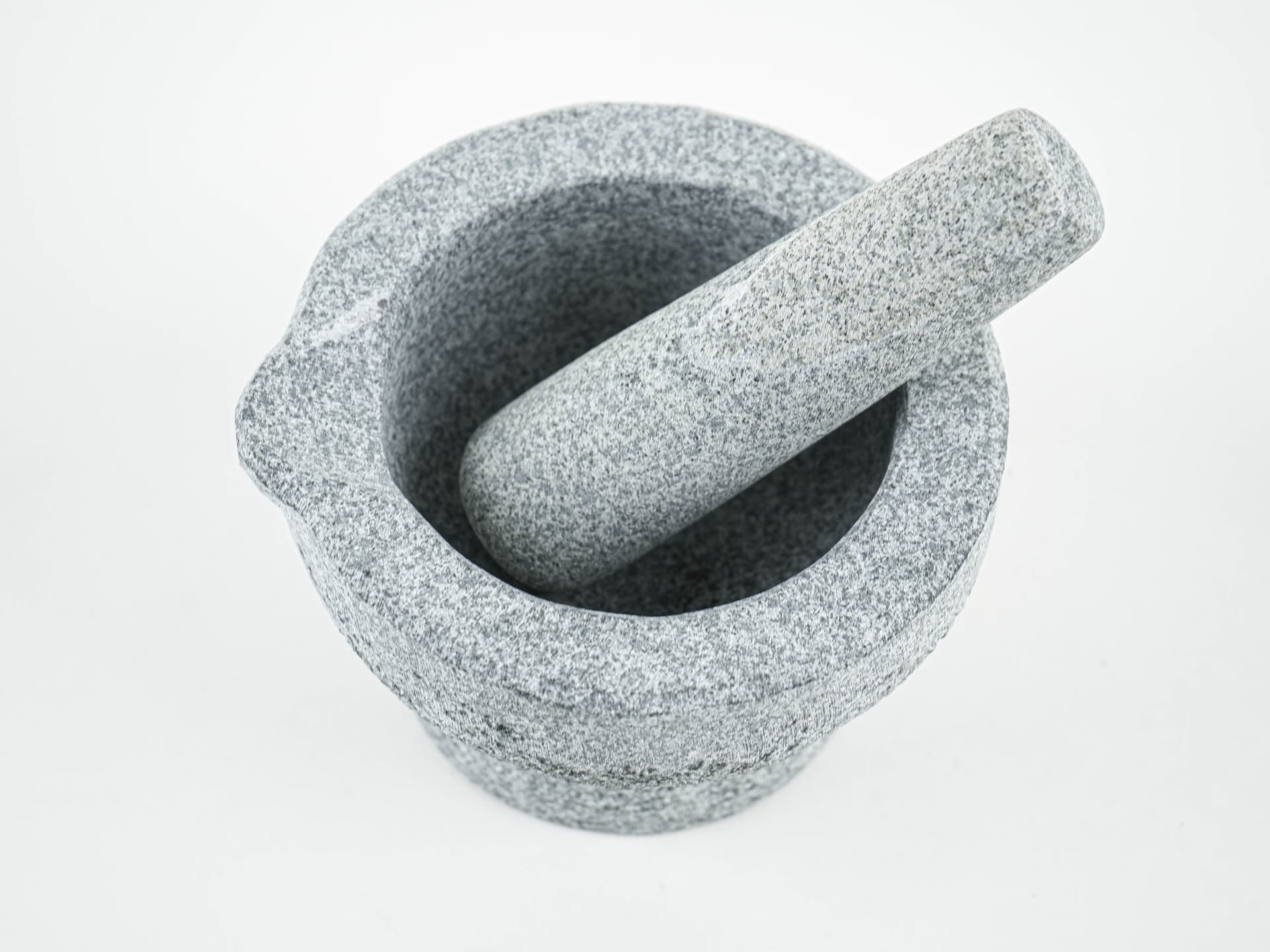 Mortar, grey stone, Denmark, 1970s. - 397621