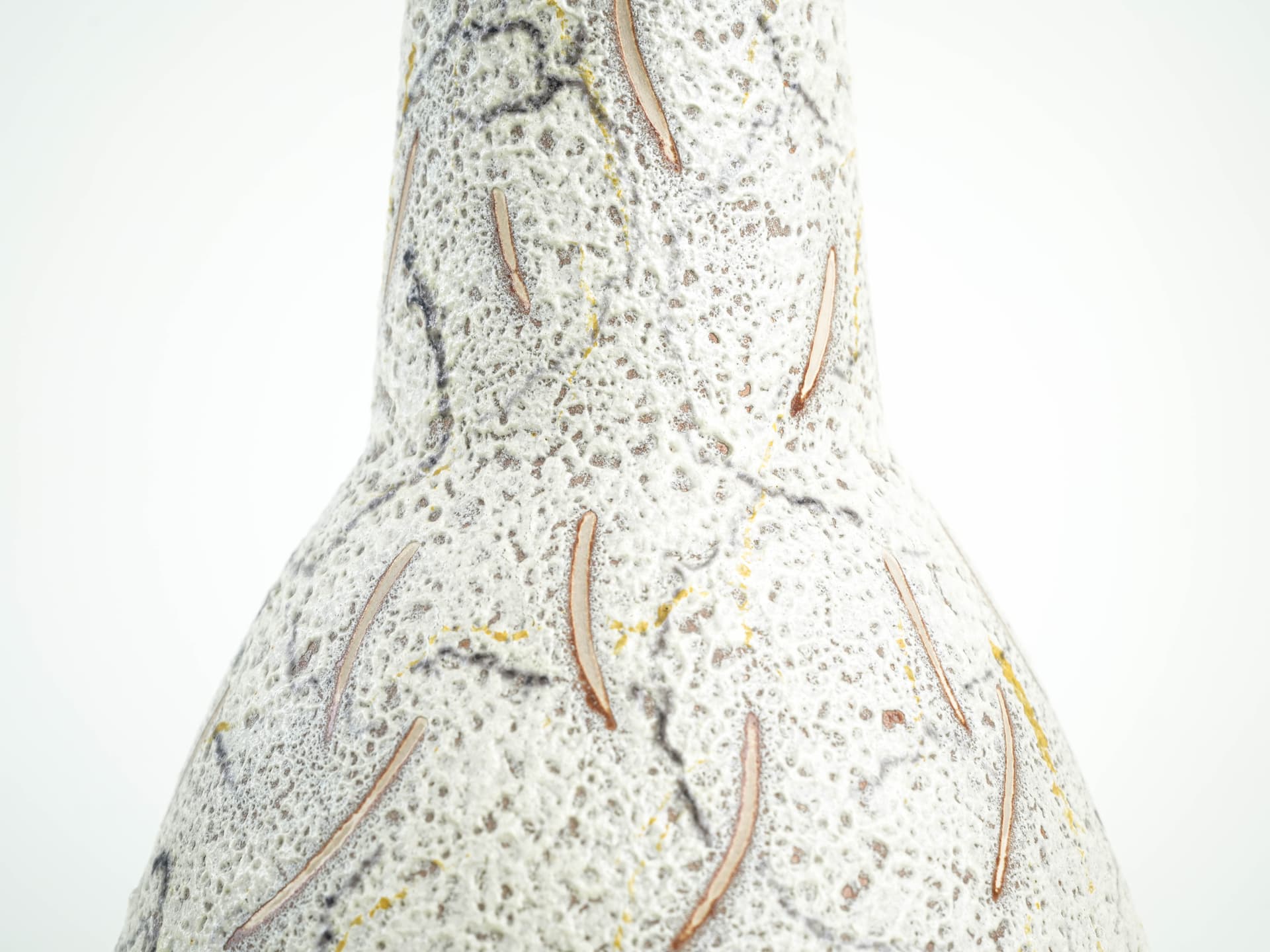 Vase studio pottery, grey ceramic, Denmark, 1970s. - 397672