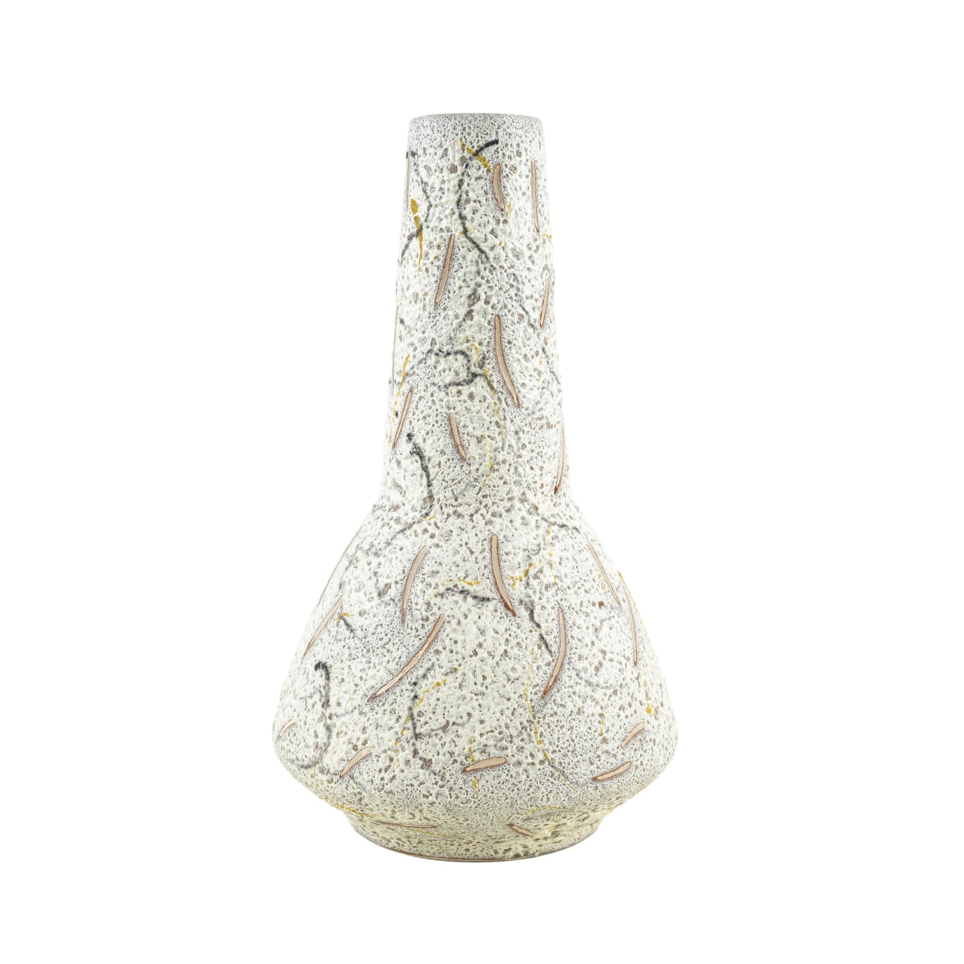 Vase studio pottery, grey ceramic, Denmark, 1970s.
