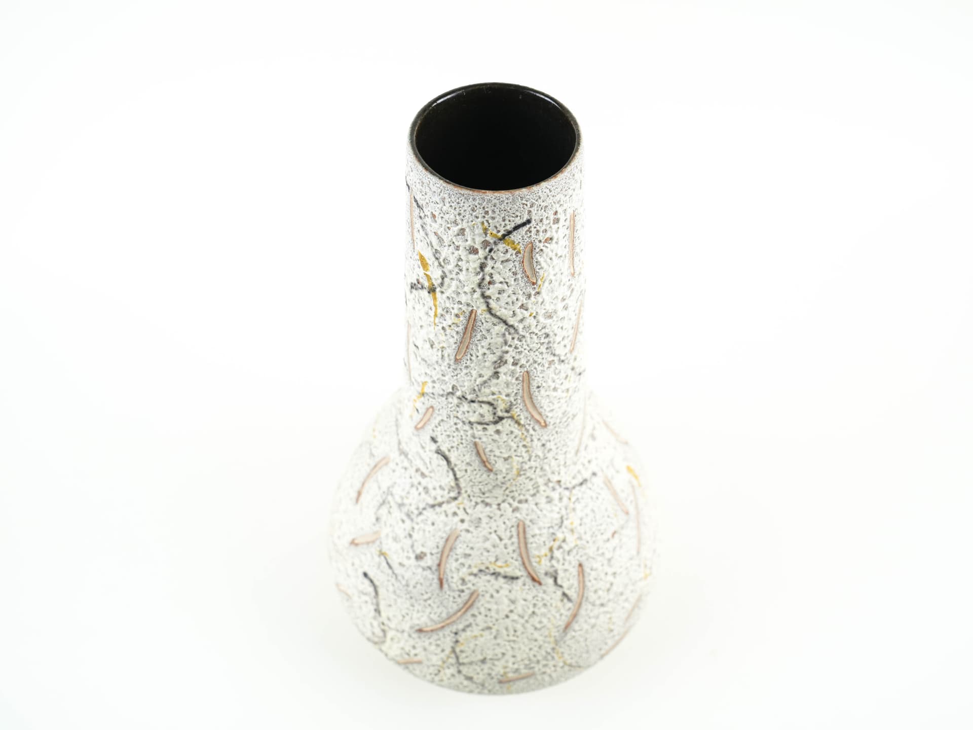 Vase studio pottery, grey ceramic, Denmark, 1970s. - 397666
