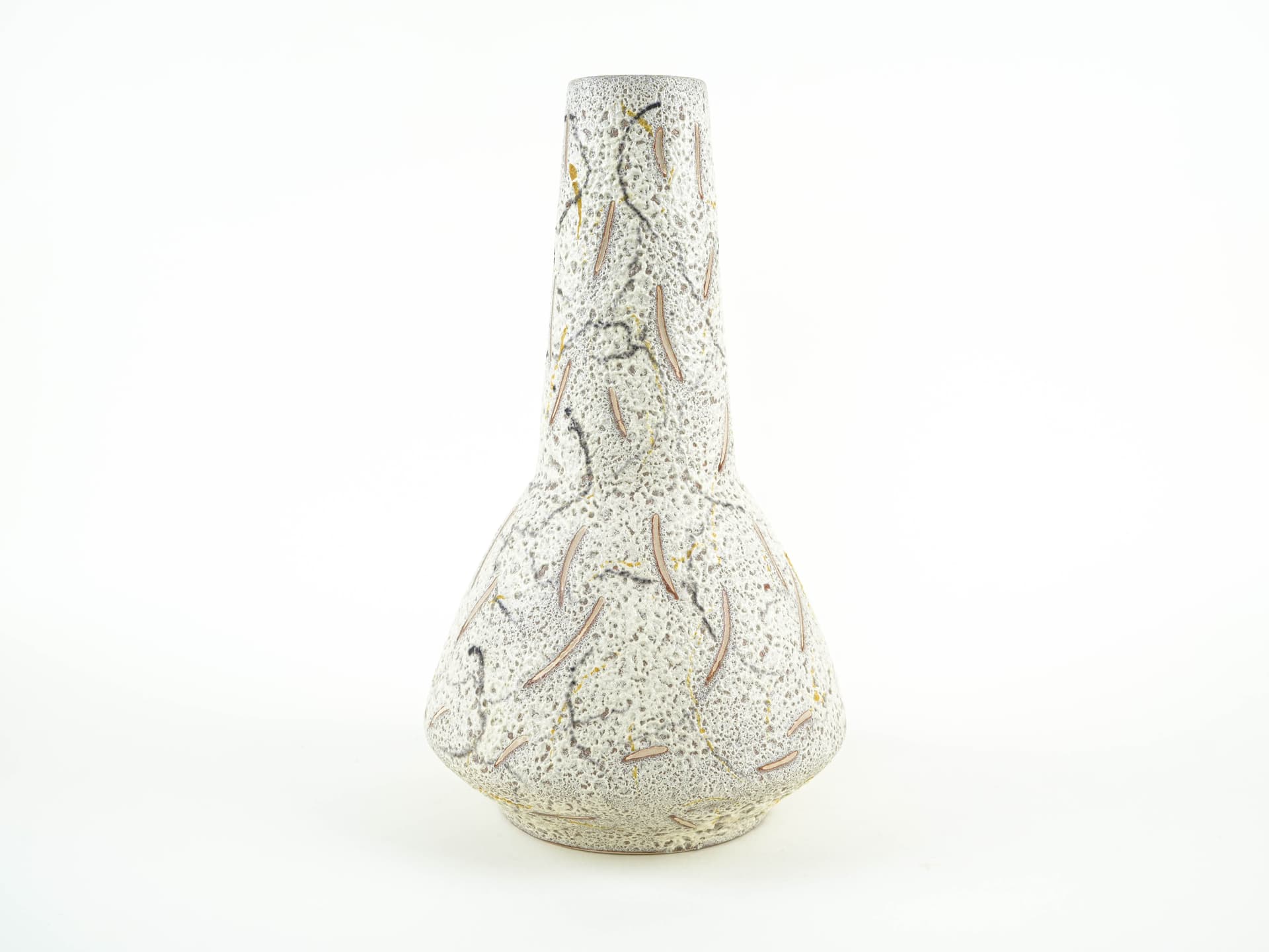 Vase studio pottery, grey ceramic, Denmark, 1970s. - 397670