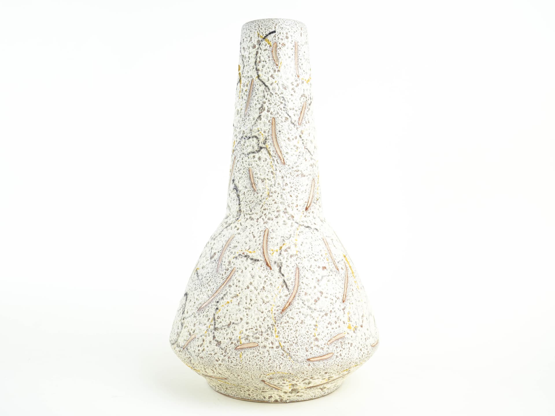 Vase studio pottery, grey ceramic, Denmark, 1970s. - 397669