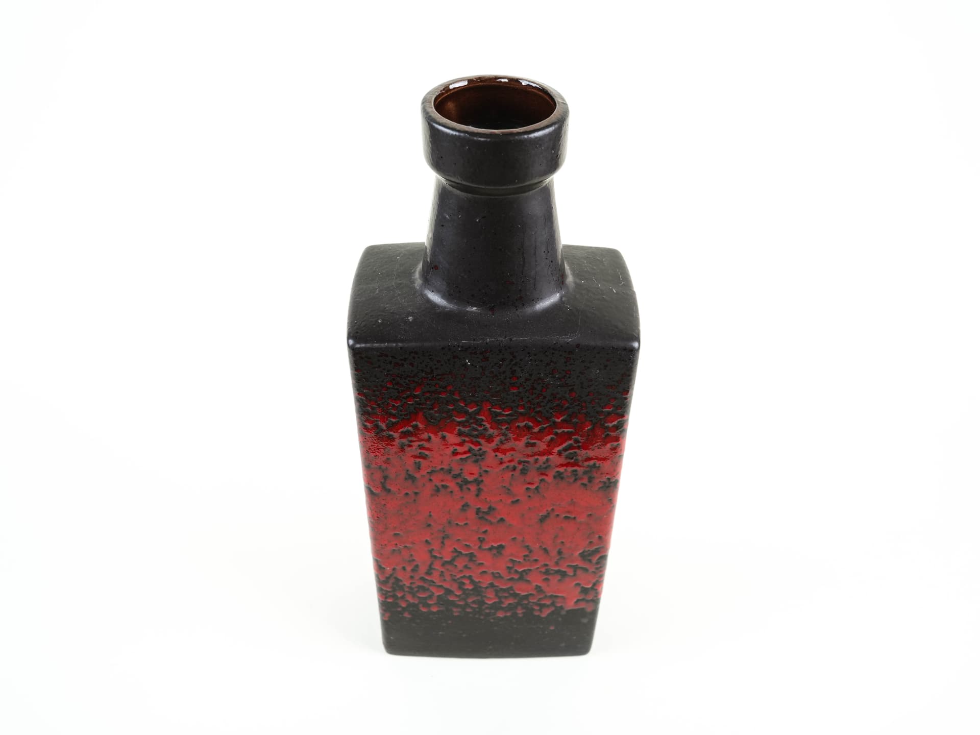 Vase West Germany, red, ceramic, Germany, 1970s. - 397829