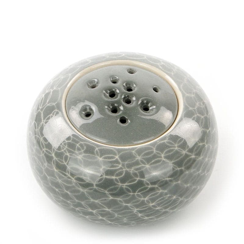 Ikebana vase, grey white, porcelain, Chodzież, Poland, 1960s. - 397899