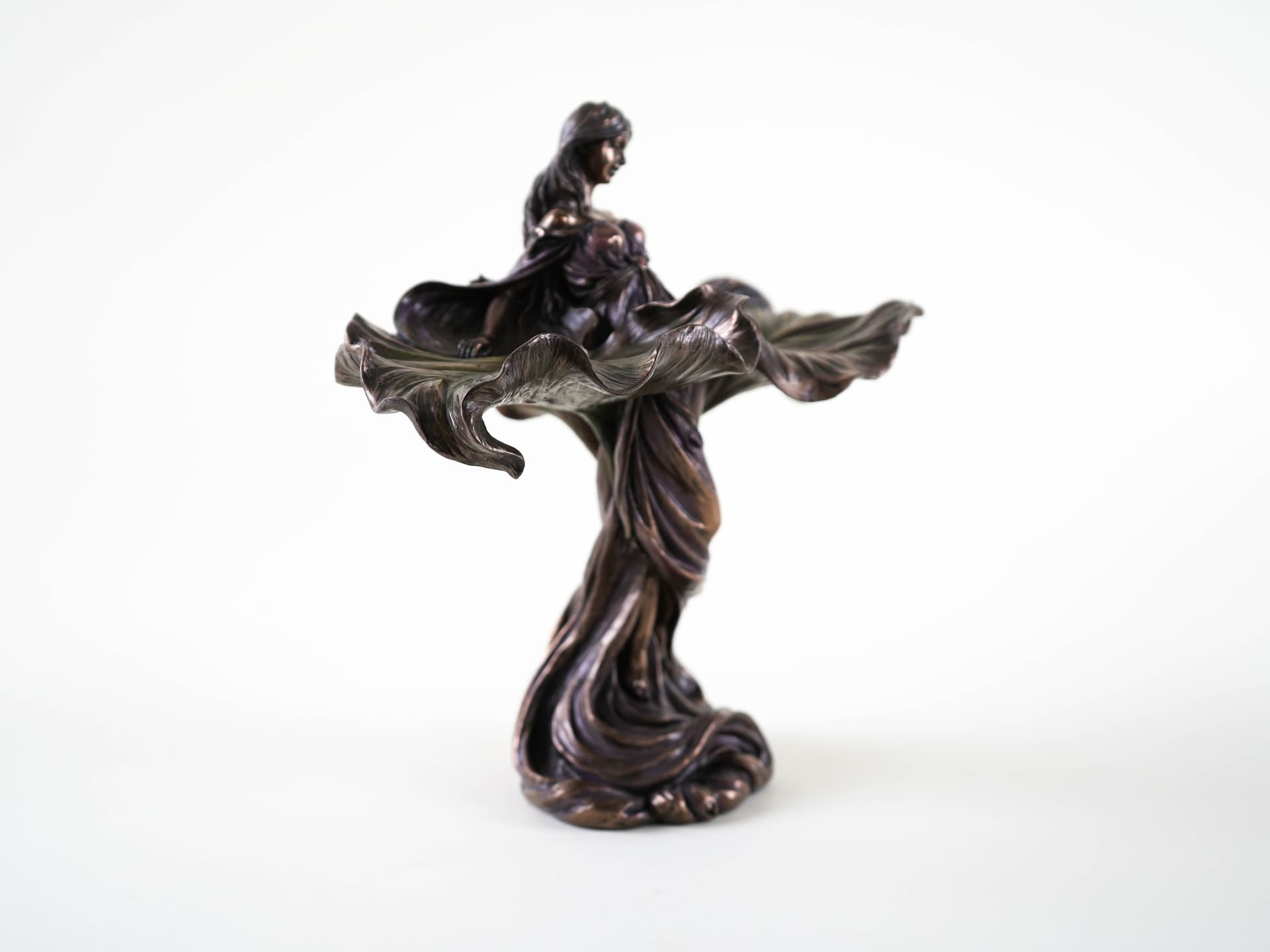Figurka kobieca, Art Deco, mosiądz brązowy, XIX w. - 398028