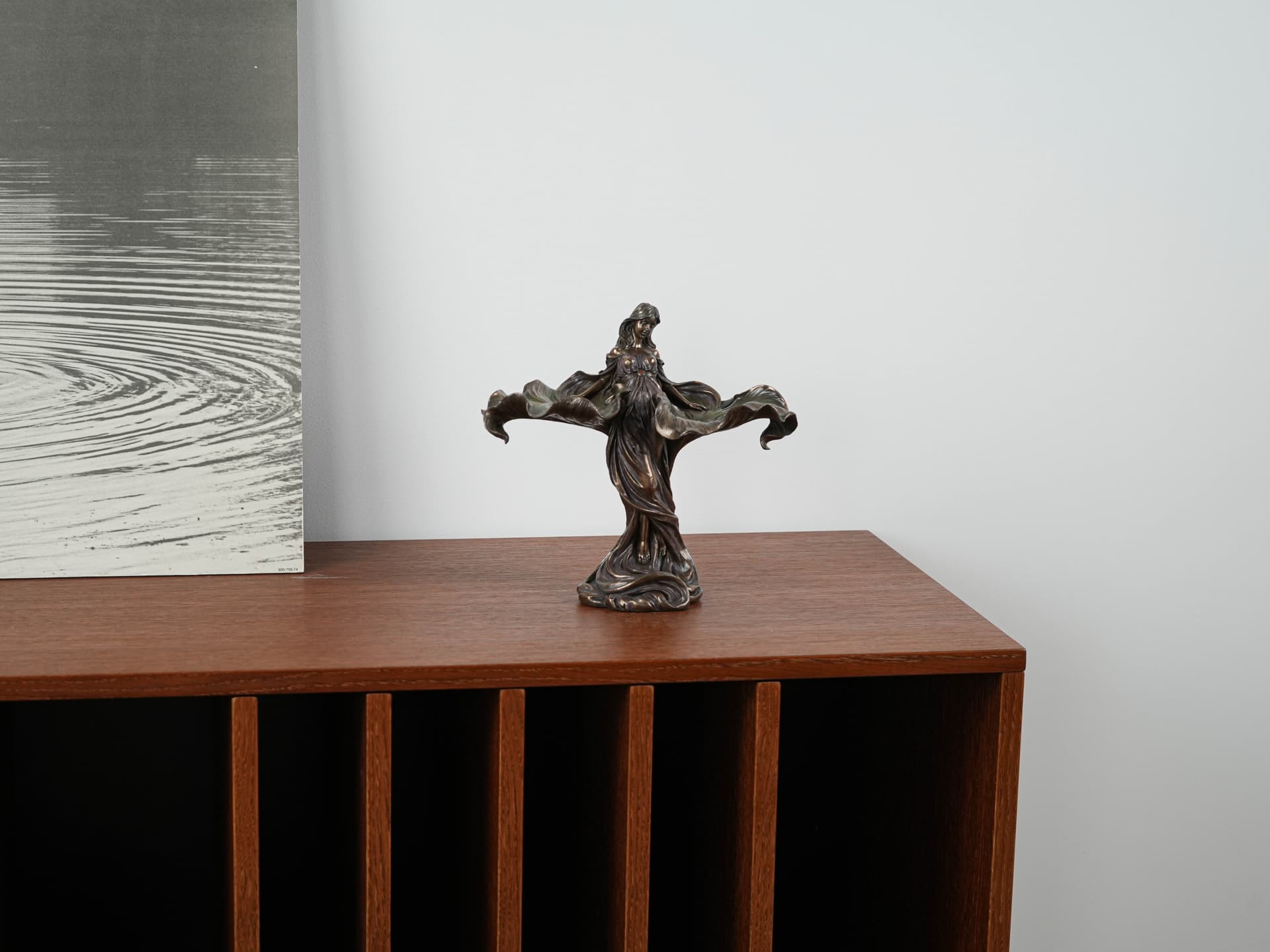 Figurka kobieca, Art Deco, mosiądz brązowy, XIX w. - 398032