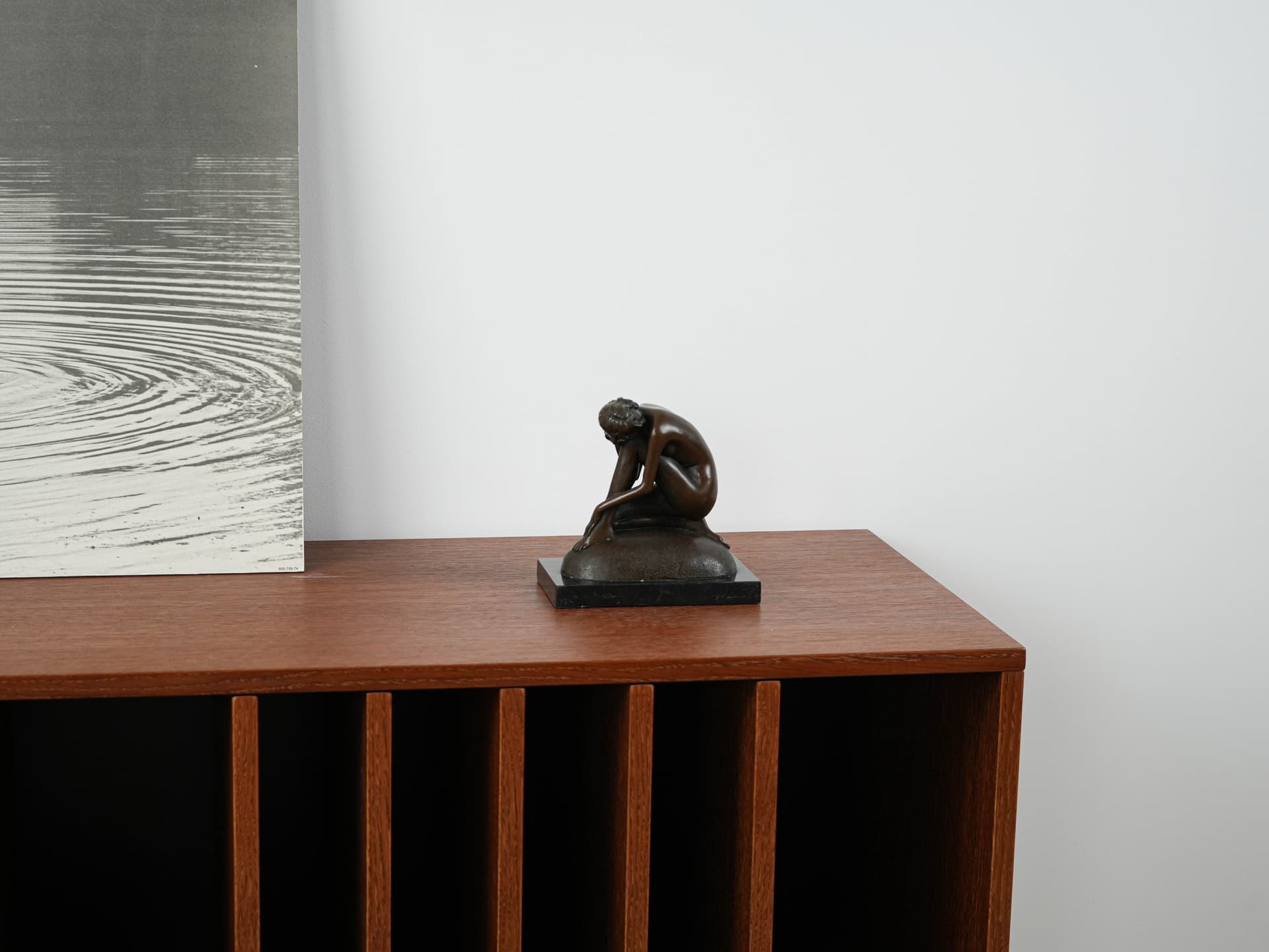 Sculpture Art Deco, brown, bronze black marble, 1930s - 398041