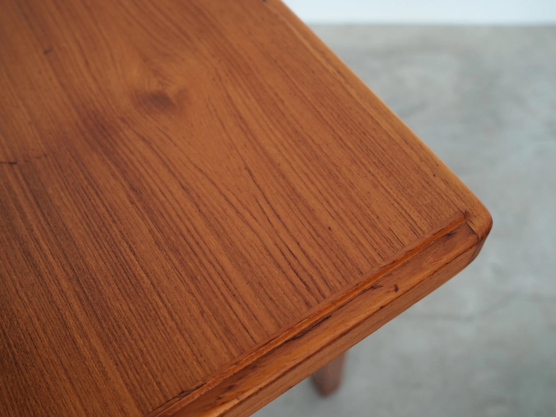 Coffee table, orange teak, Denmark, 1970s. - 29237