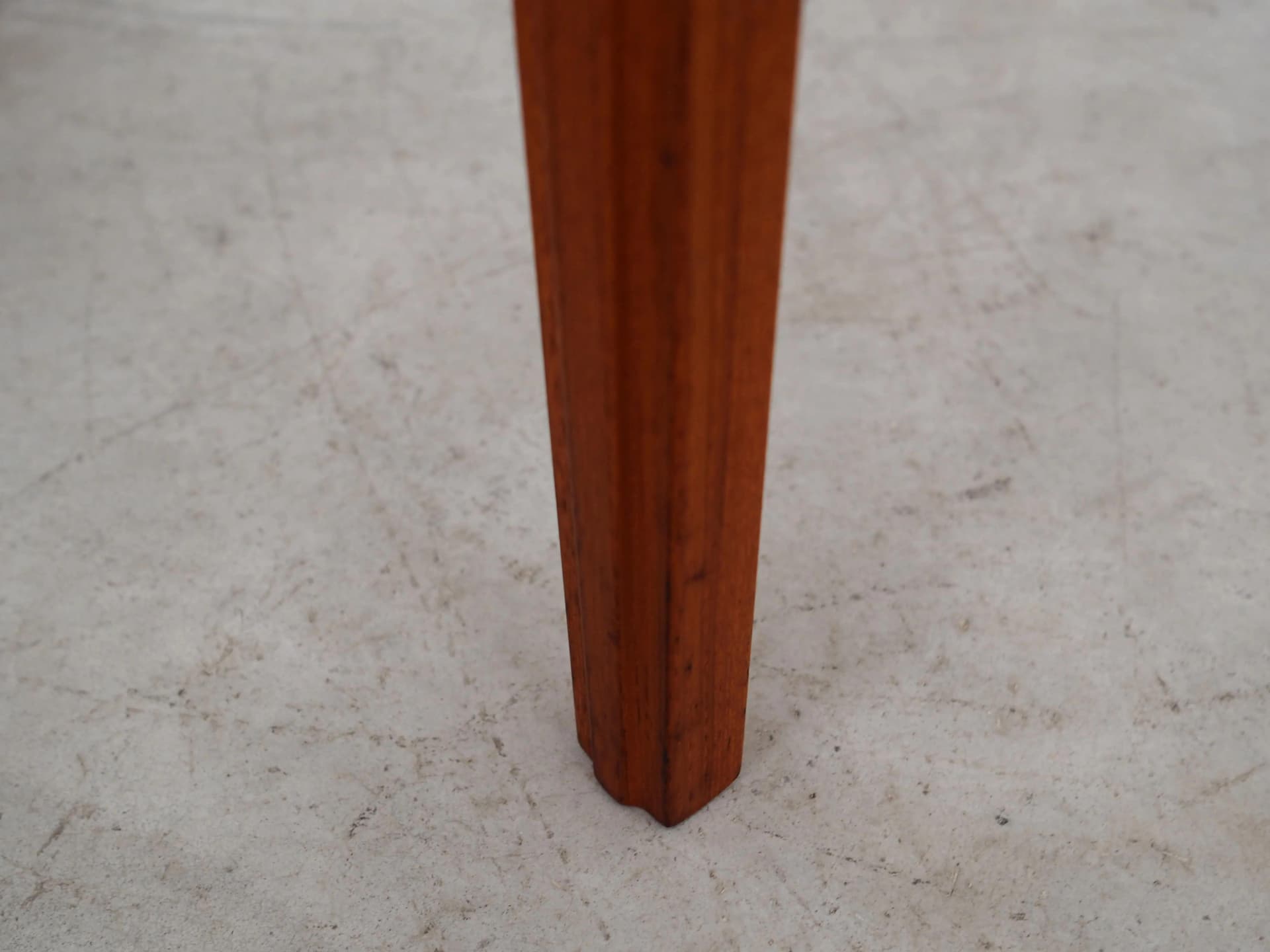 Coffee table, orange teak, Denmark, 1970s. - 29235