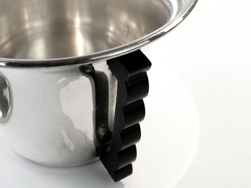 Sugar Bowl Art Deco, silver, black ebonite, Norway, 1930s - 398130