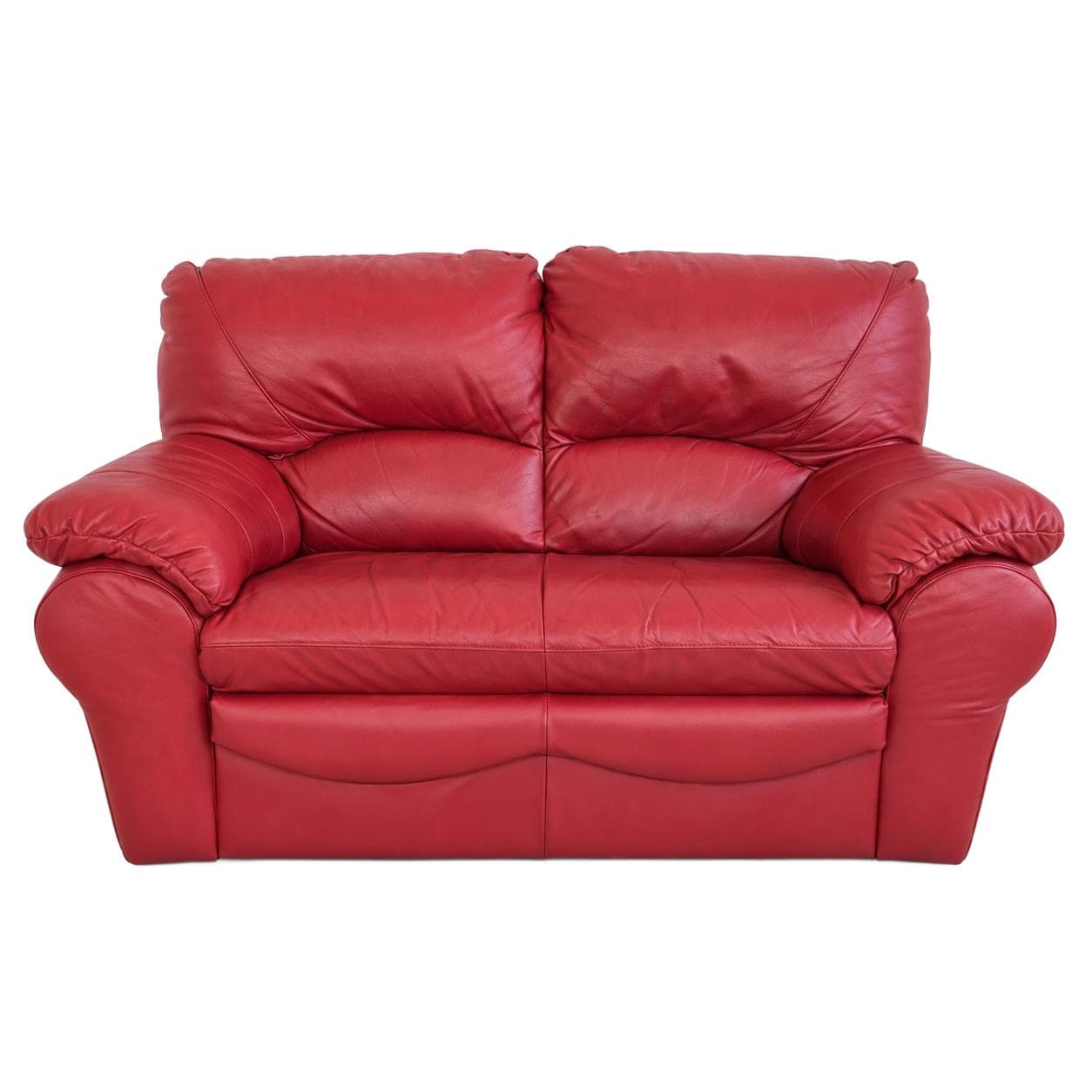 Sofa Torsby, skóra czerwona, Modoform, XXI w.