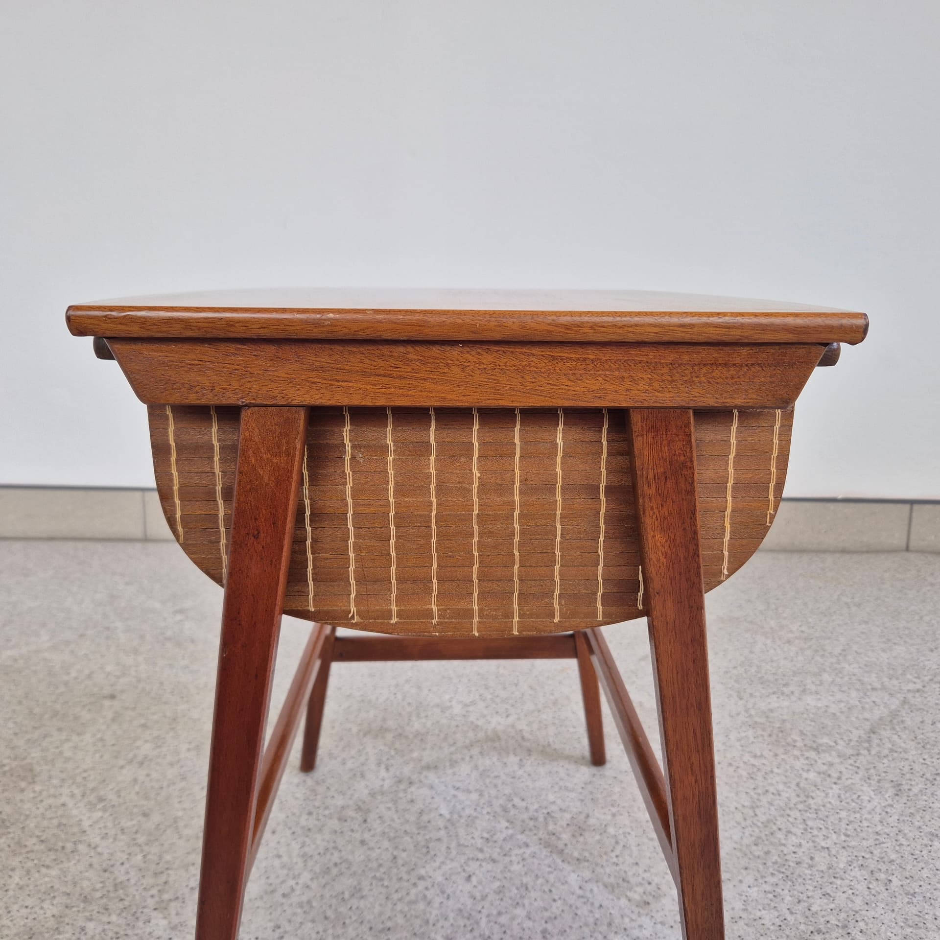 Niciak, teak brązowy, proj. K. E. Korseth, dla Rybo, Norwegia, lata 60. - 398161