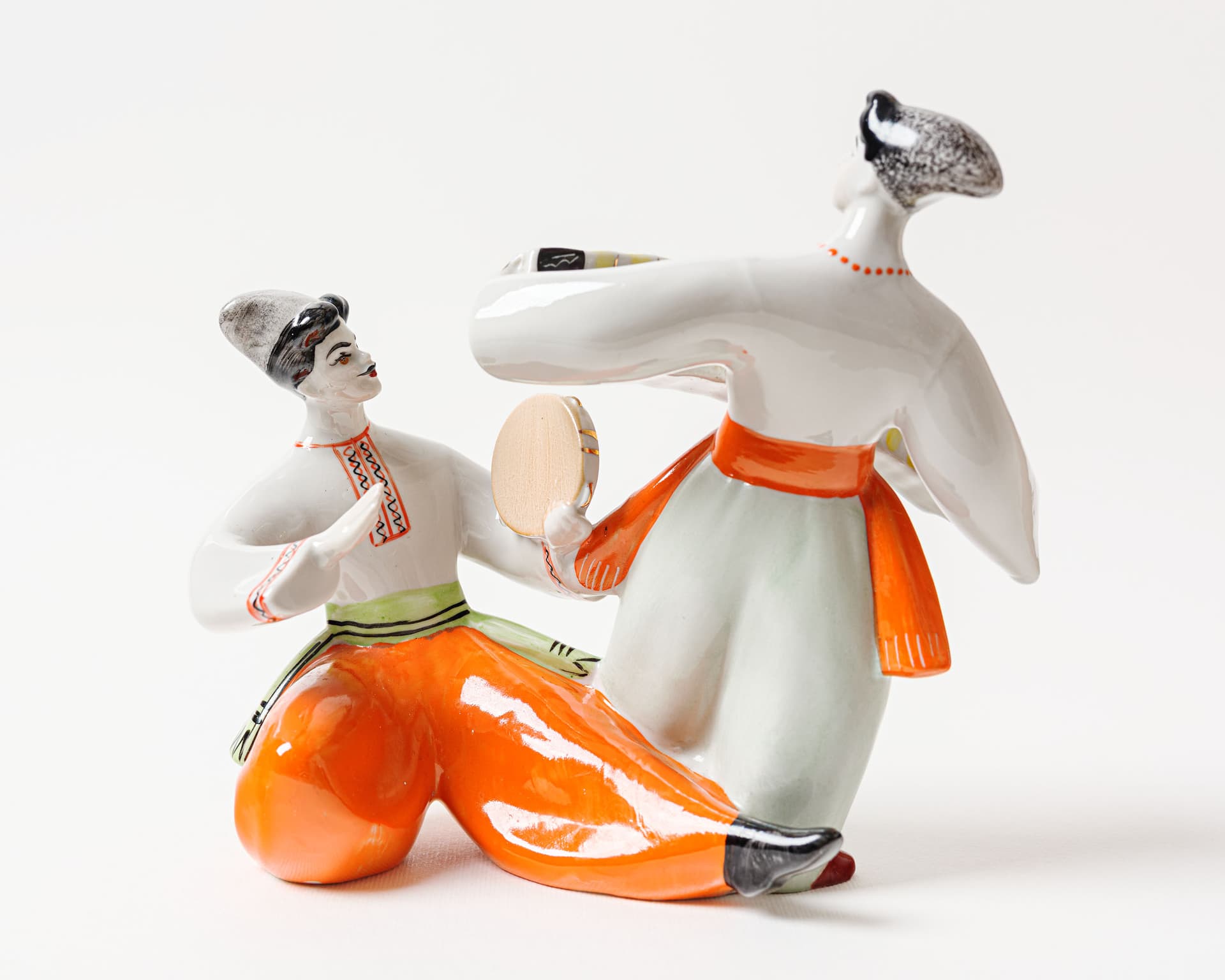 Figurine Hopak, white porcelain, Ukraine, 1970s. - 398708