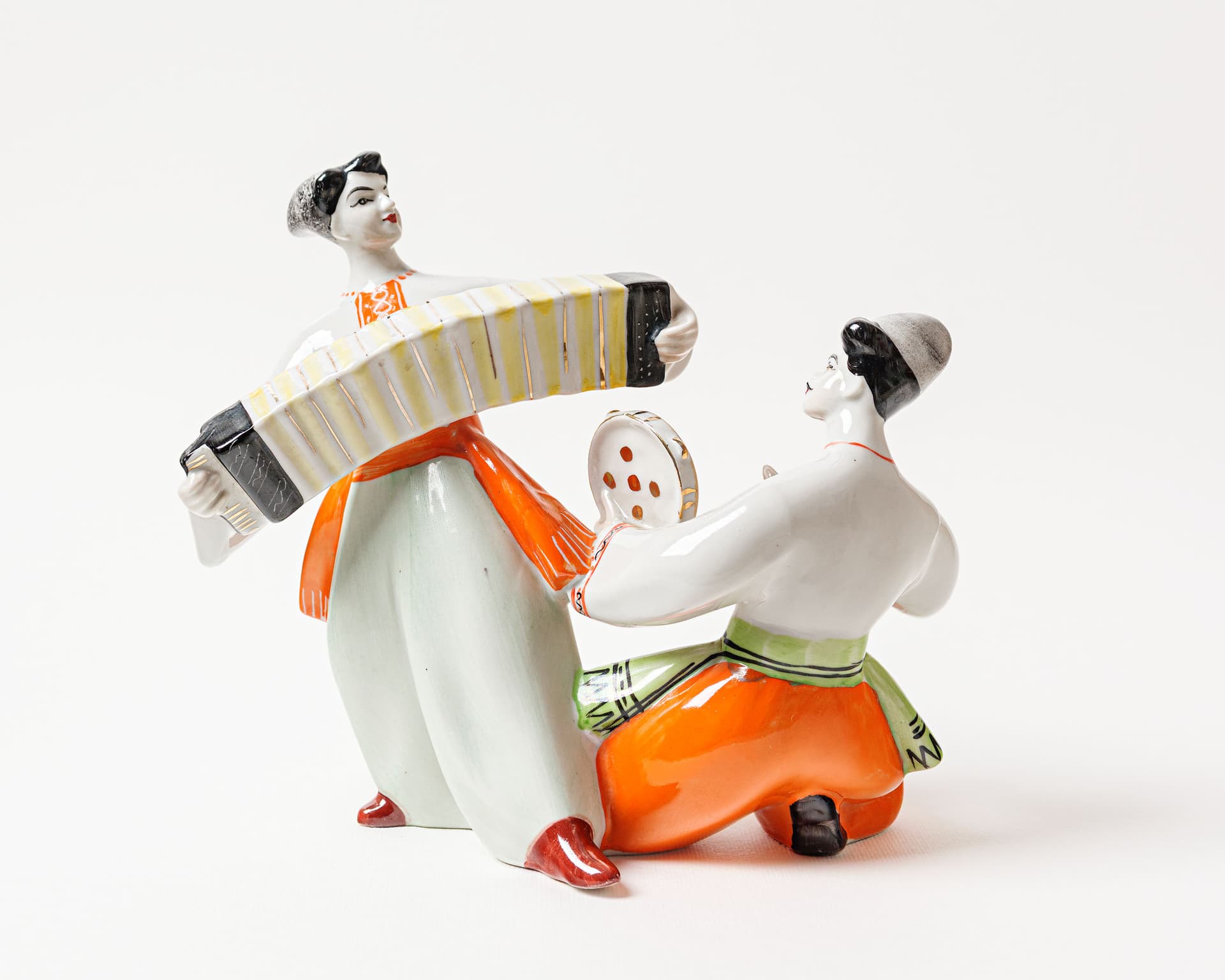 Figurine Hopak, white porcelain, Ukraine, 1970s. - 398707