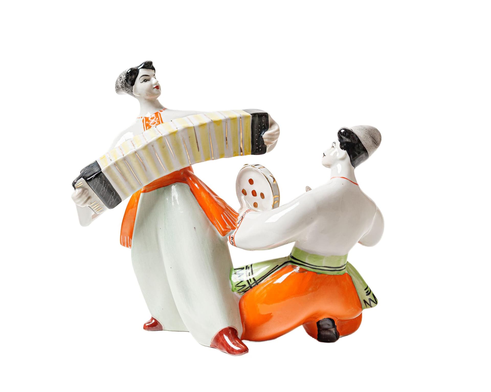 Figurine Hopak, white porcelain, Ukraine, 1970s. - 399537