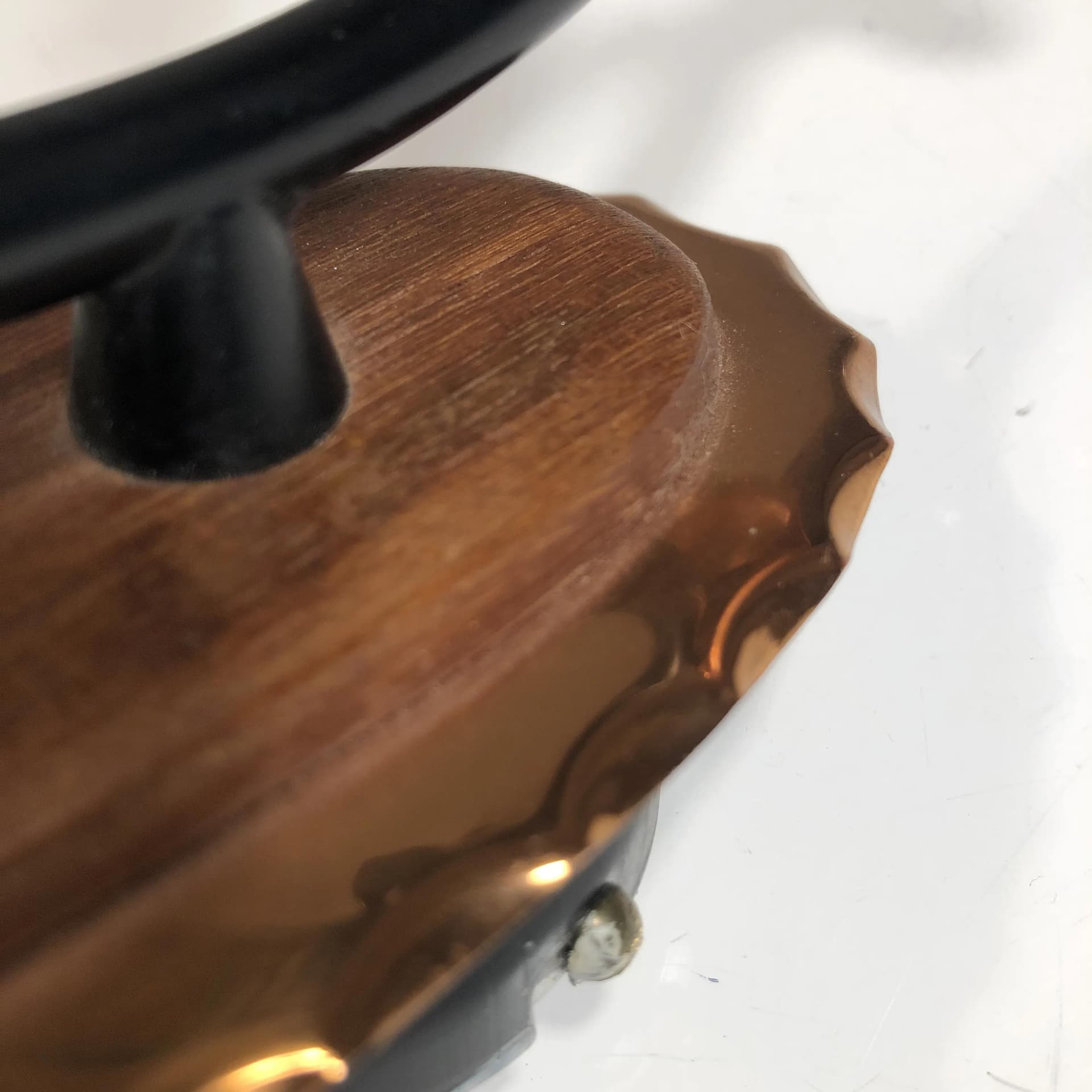 Kinkiet, Ragla Belysning, miedź czarna, Szwecja, lata 60. - 29434