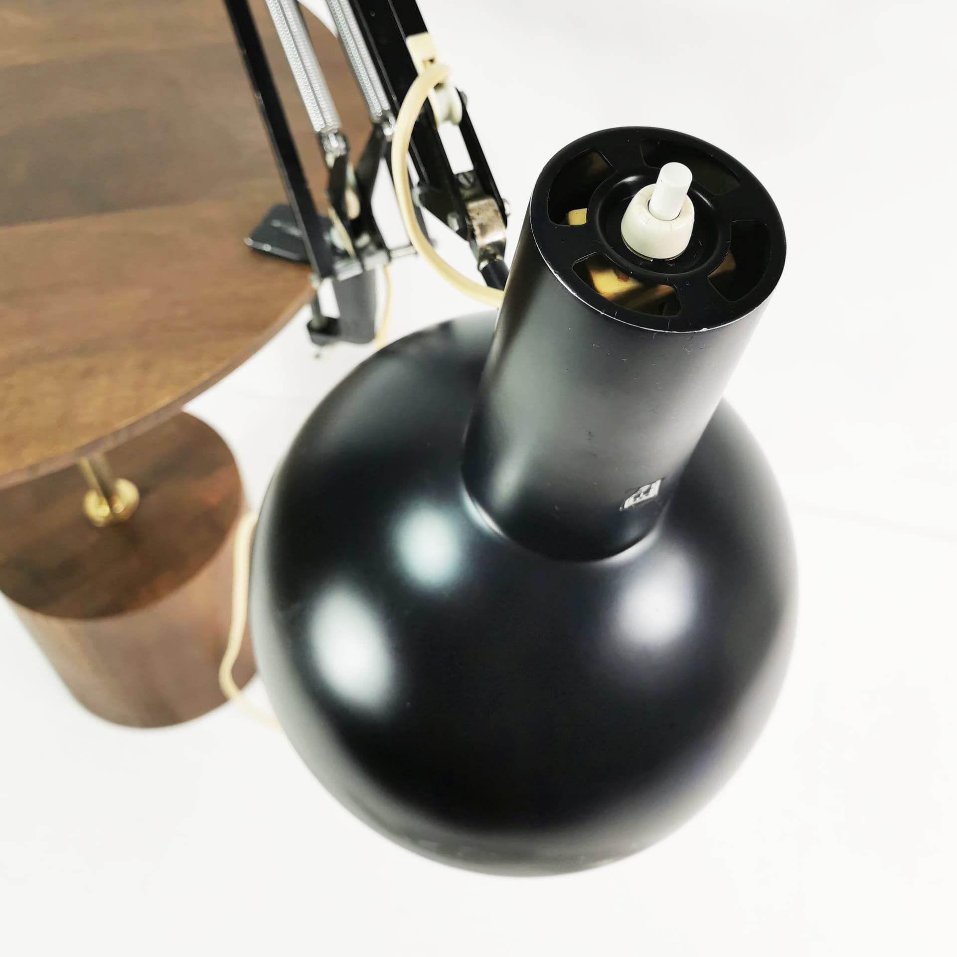 Desk lamp iT, black metal, Louis Poulsen, Denmark, 1970s. - 398931