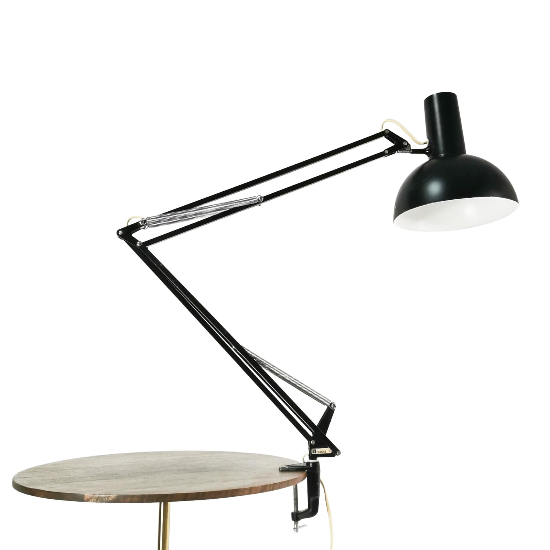 Desk lamp iT, black metal, Louis Poulsen, Denmark, 1970s.