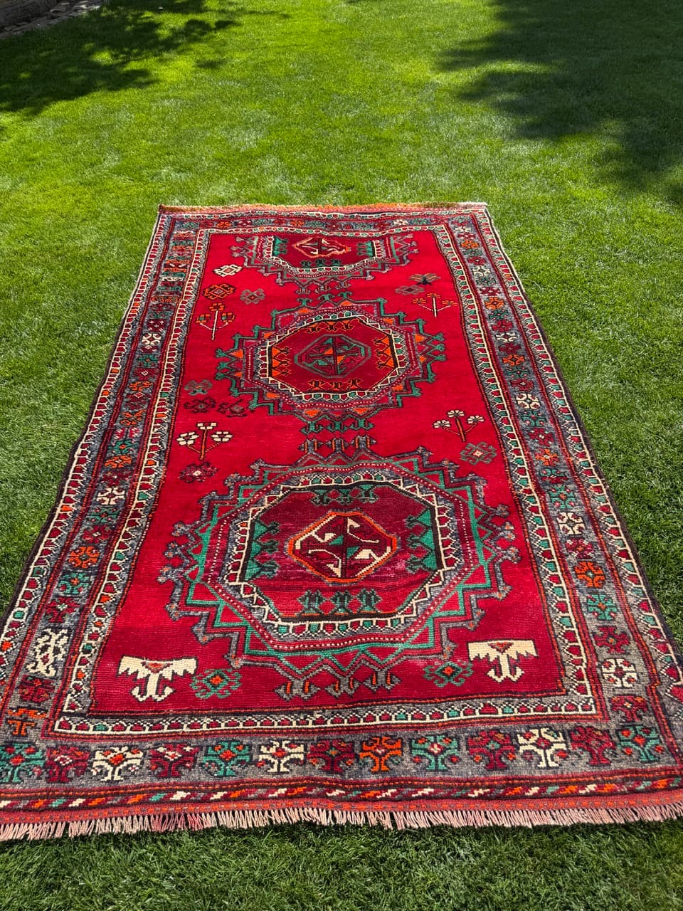 Rug Hamadan 275x155 cm, red, wool, Iran - 399218