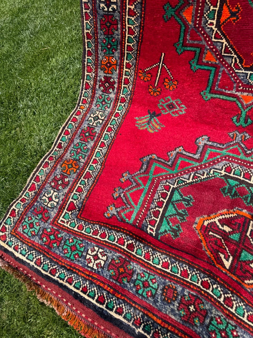 Rug Hamadan 275x155 cm, red, wool, Iran - 399219