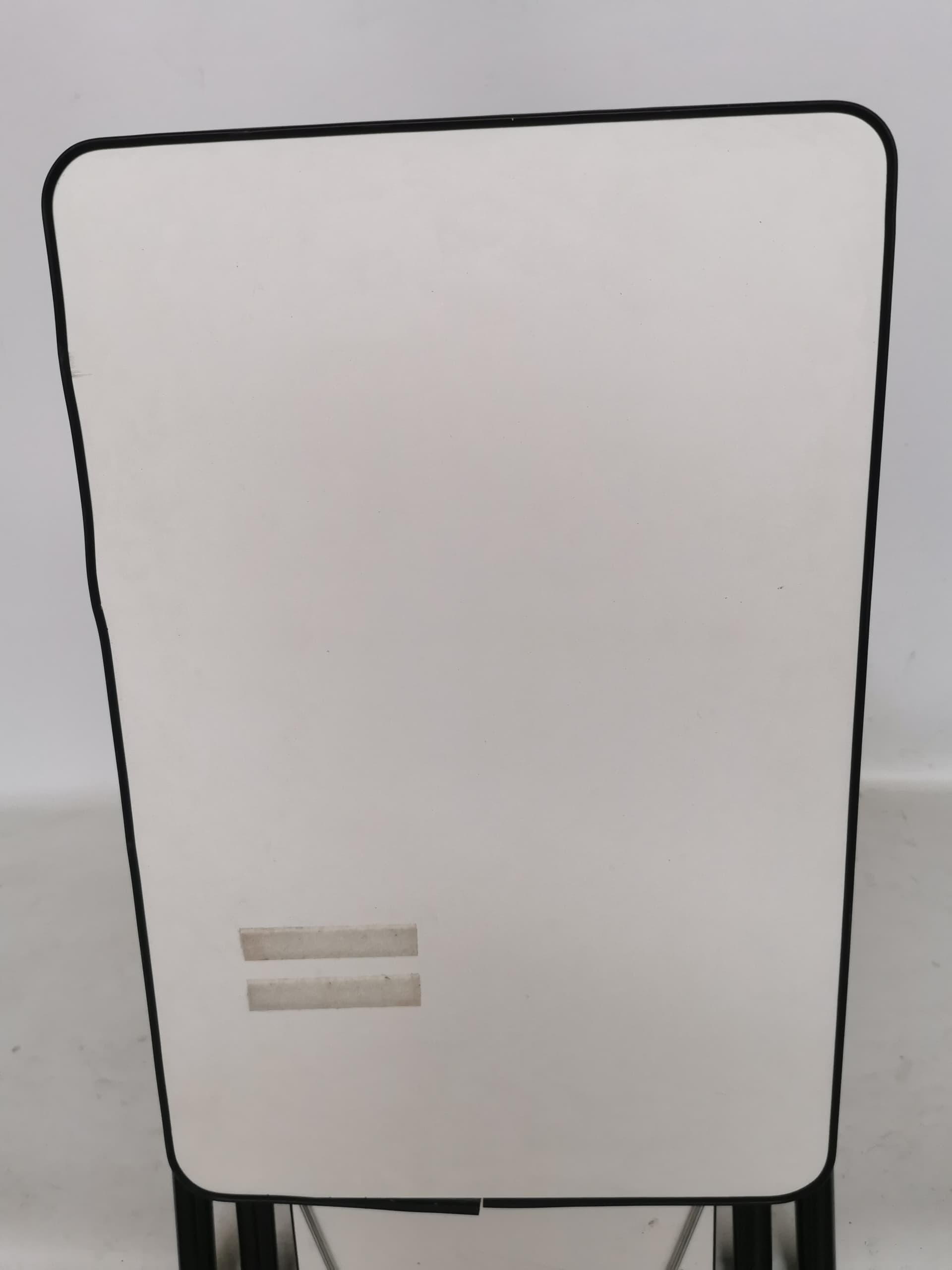 Kwietnik, metal czarny, laminat szary, Niemcy, lata 90. - 399455
