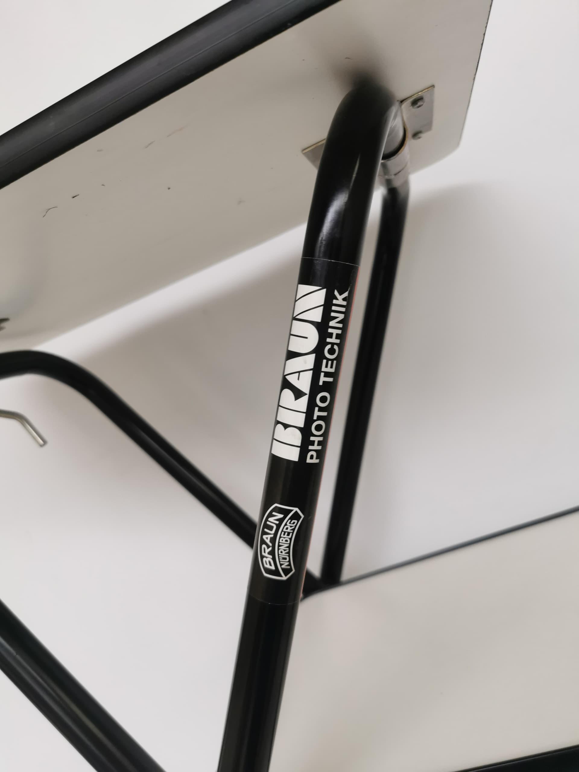 Kwietnik, metal czarny, laminat szary, Niemcy, lata 90. - 399456