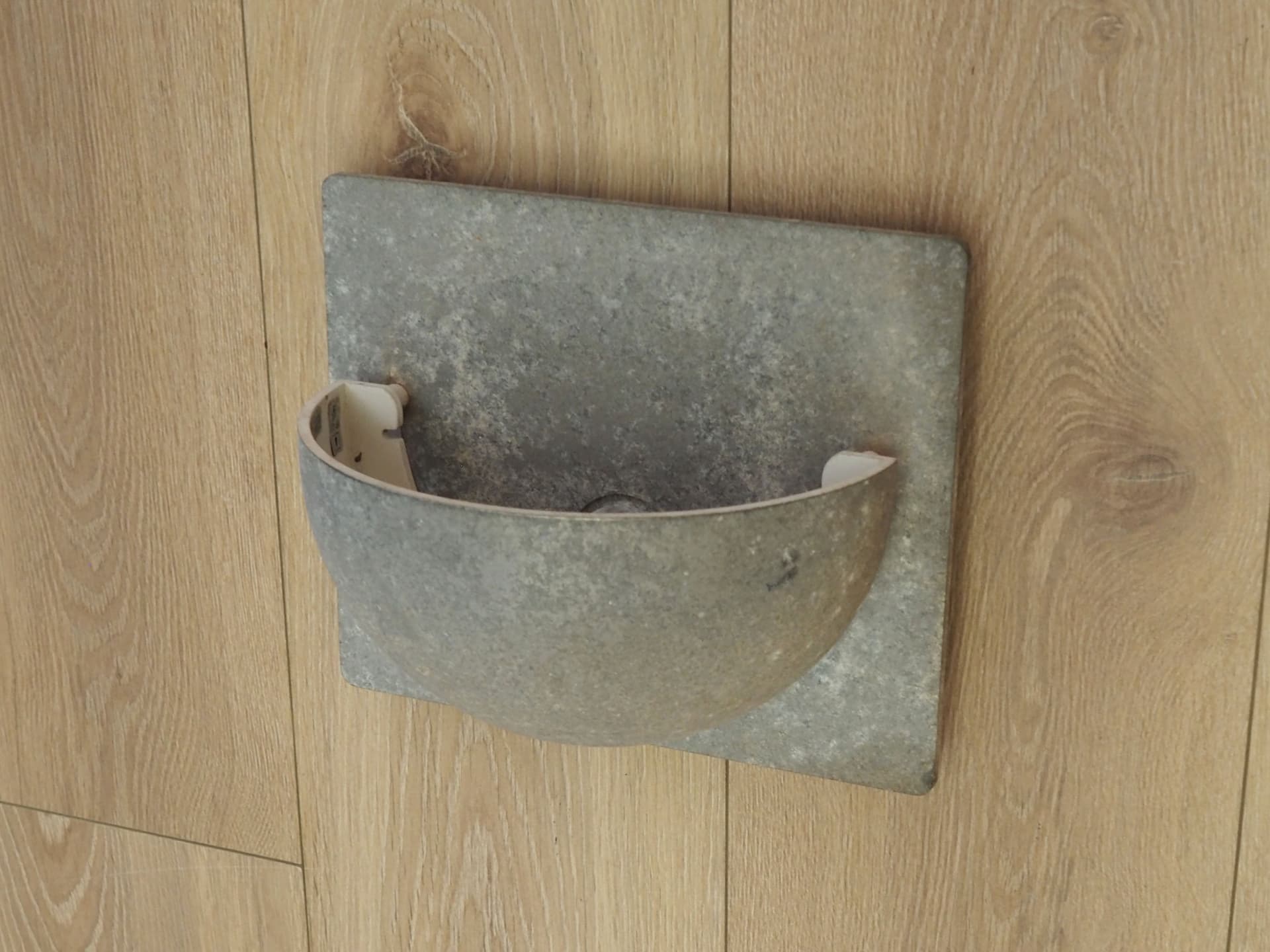 Wall lamp Alfred Homann, grey metal, Louis Poulsen, Denmark, 1970s. - 399631
