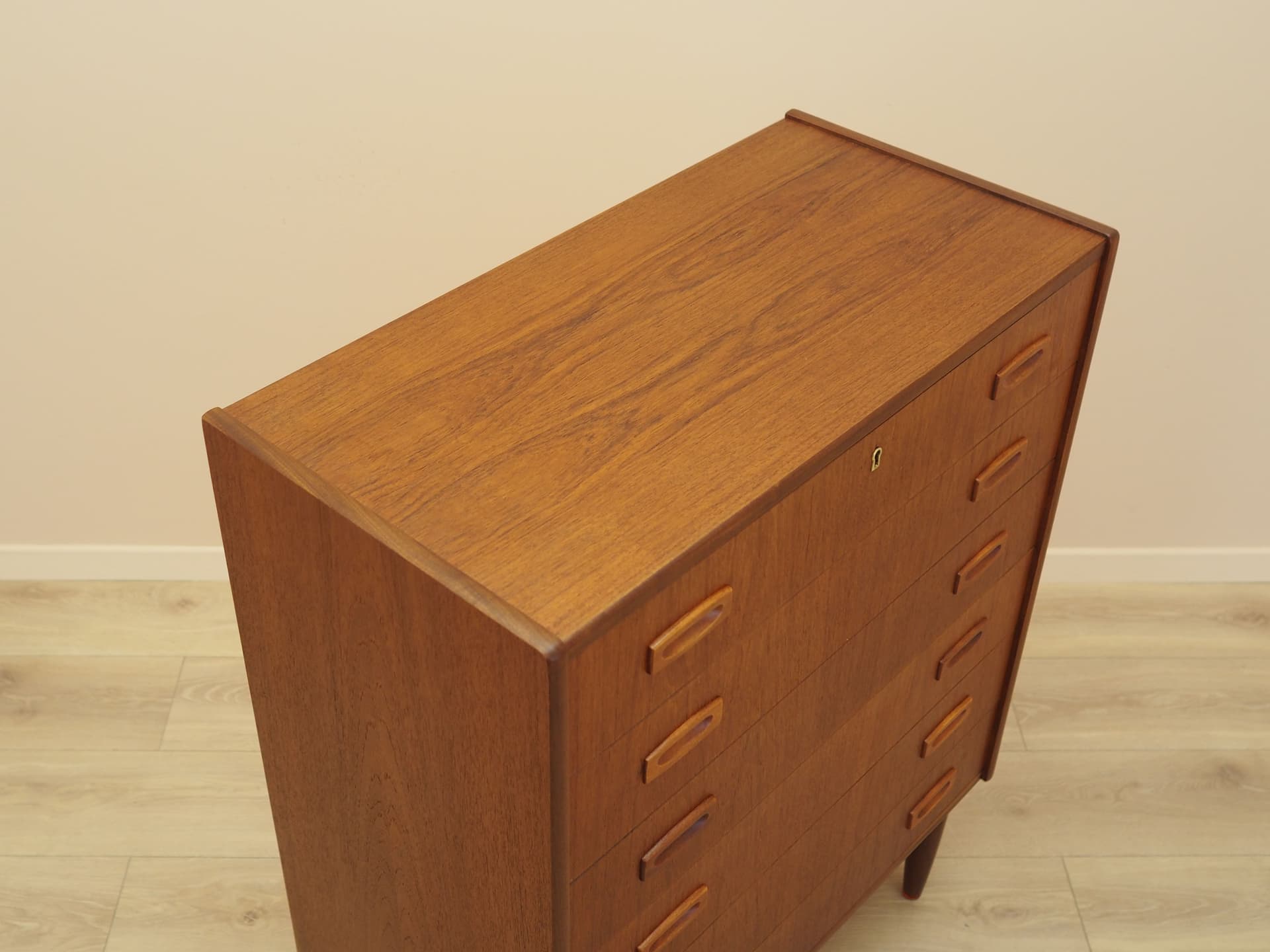 Komoda, brązowy, teak, Dania, lata 60. - 399646